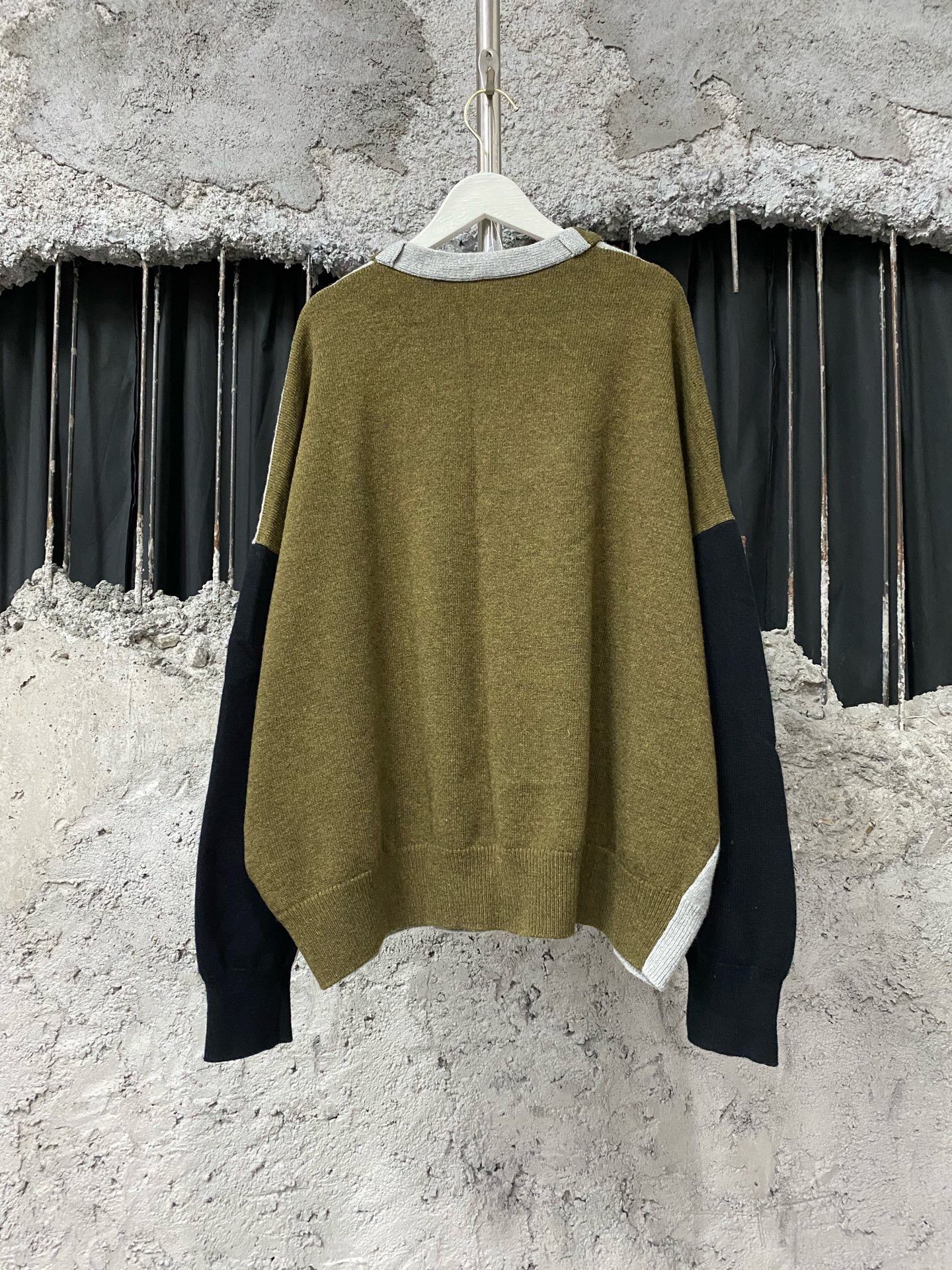 Loewe Loewe Spliced Wool Cardigan Size XS / US 0-2 / IT 36-38 - 2 Thumbnail