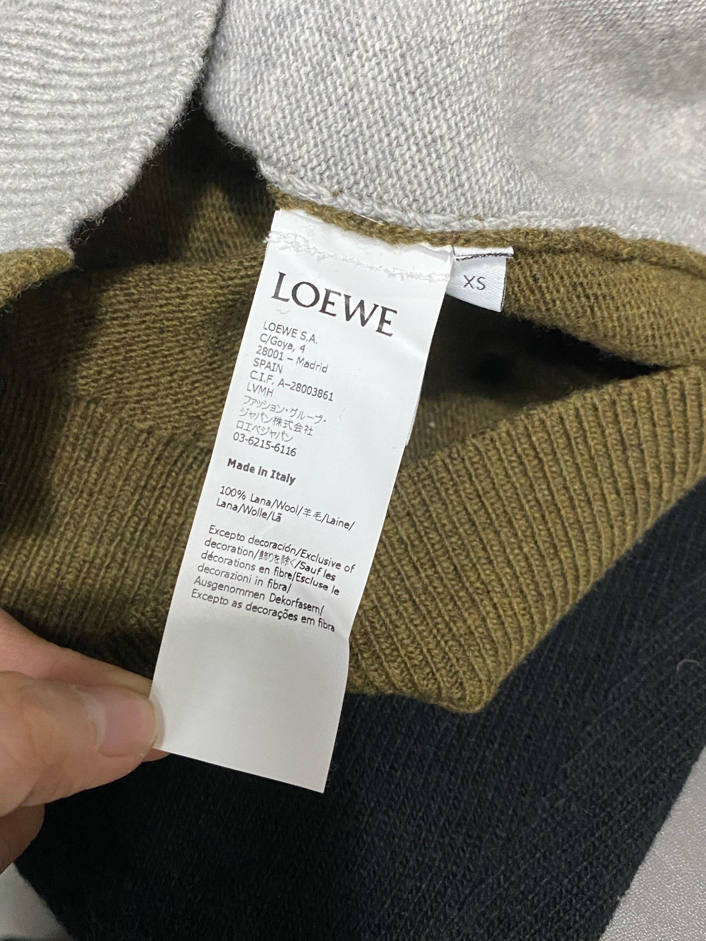 Loewe Loewe Spliced Wool Cardigan Size XS / US 0-2 / IT 36-38 - 6 Thumbnail