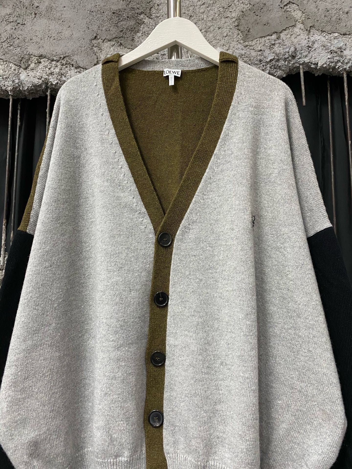 Loewe Loewe Spliced Wool Cardigan Size XS / US 0-2 / IT 36-38 - 3 Thumbnail