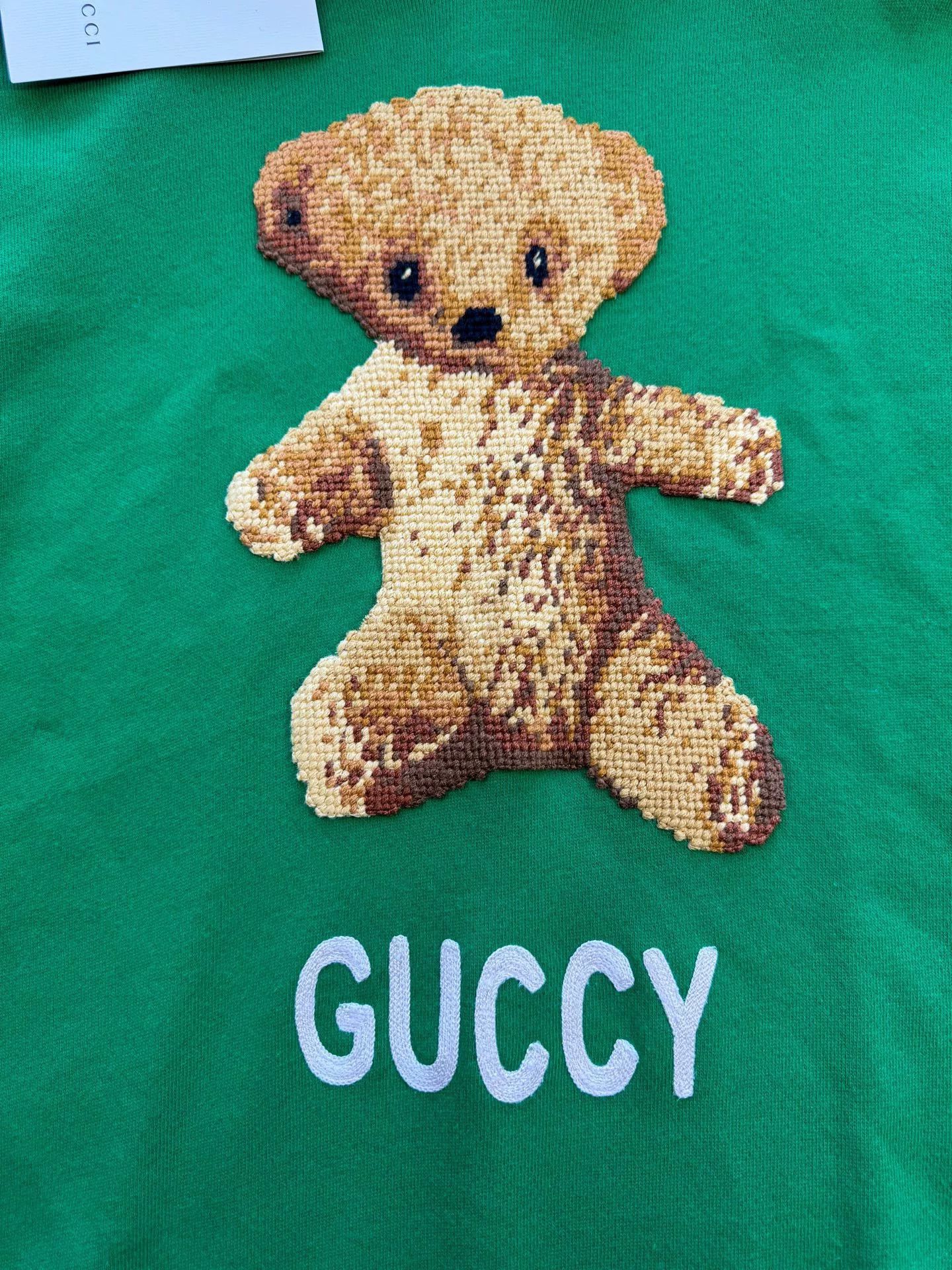 Gucci Gucci Green Bear Graphic Hoodie Size US S / EU 44-46 / 1 - 6 Thumbnail