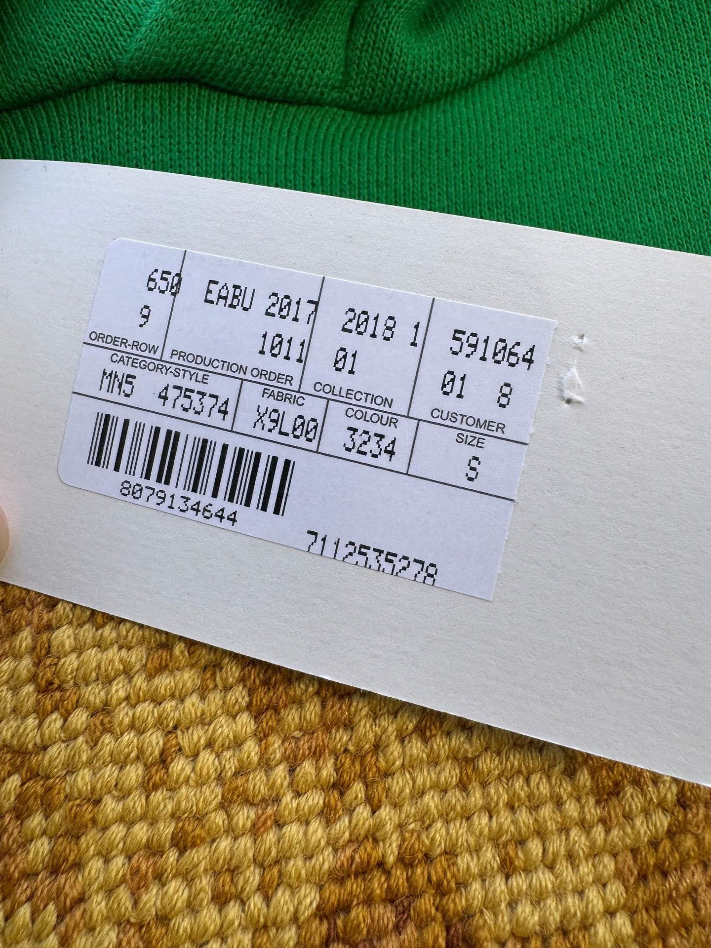 Gucci Gucci Green Bear Graphic Hoodie Size US S / EU 44-46 / 1 - 5 Thumbnail