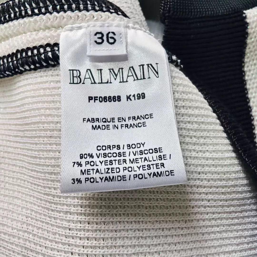 Balmain Balmain Classic Logo Dress Size XS / US 0-2 / IT 36-38 - 4 Thumbnail