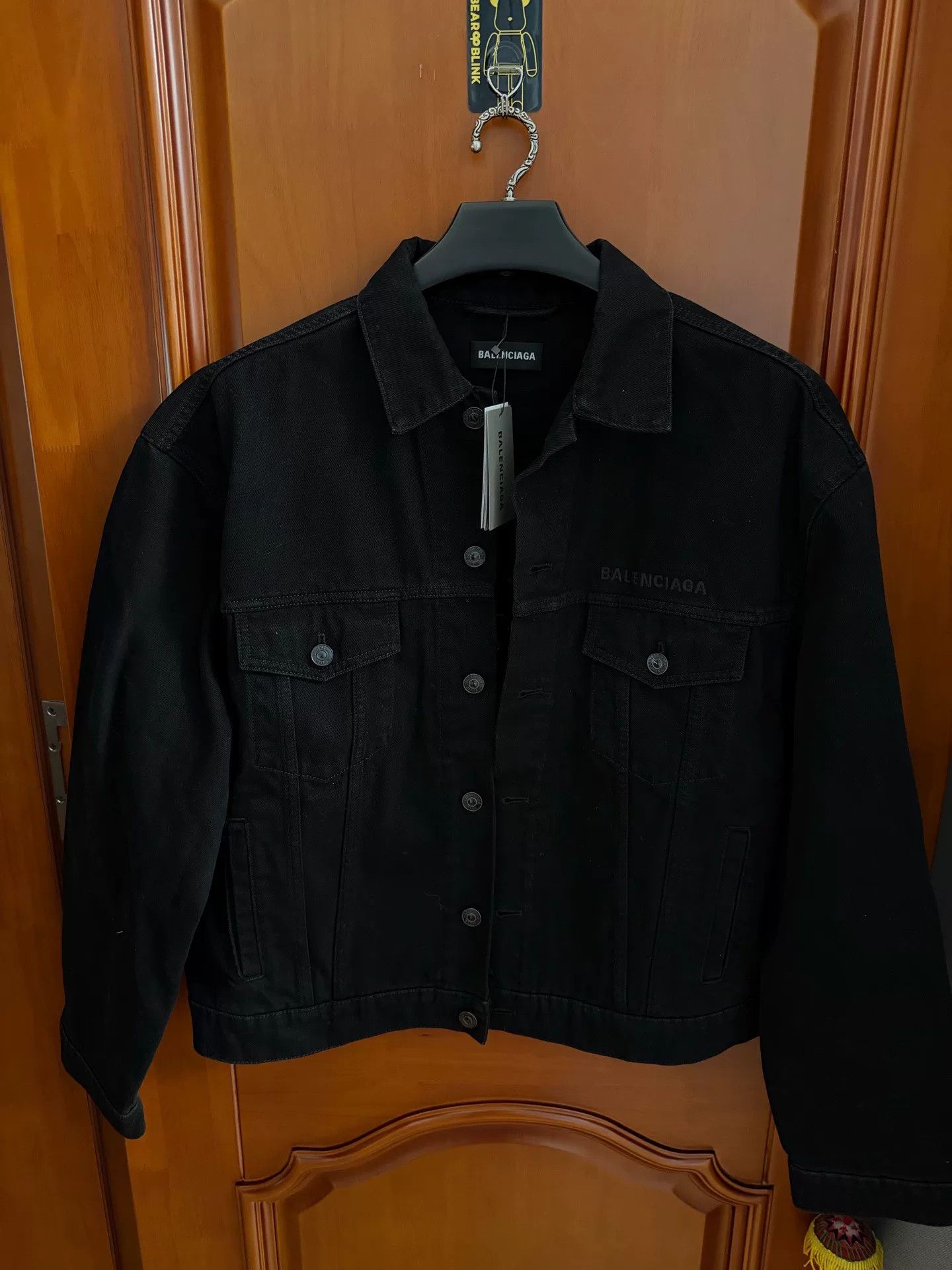 Balenciaga Balenciaga GW Embroidered Denim Jacket Size US M / EU 48-50 / 2 - 2 Thumbnail