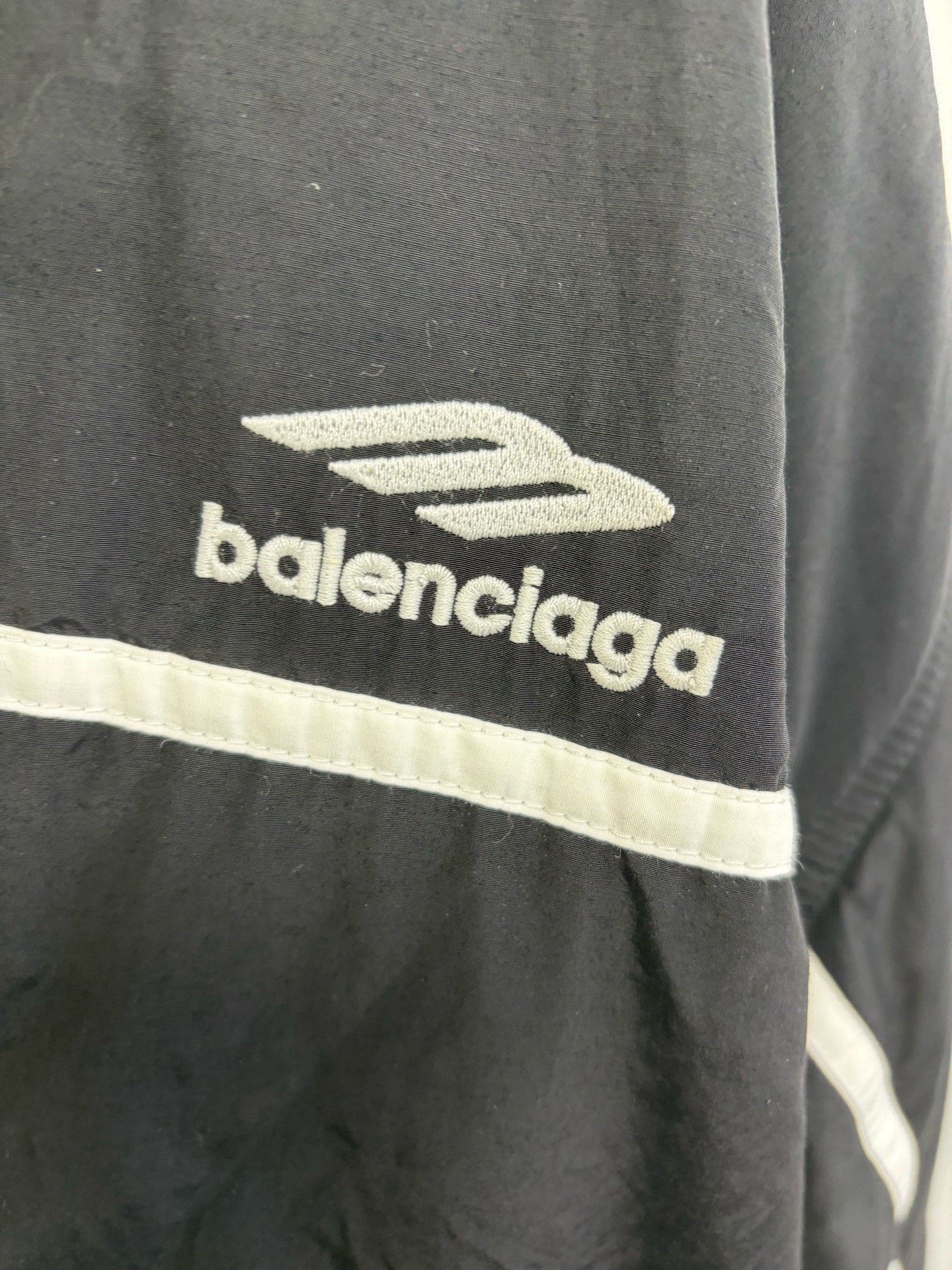 Balenciaga Balenciaga Men's Logo Zip Oversized Jacket Size US M / EU 48-50 / 2 - 3 Thumbnail