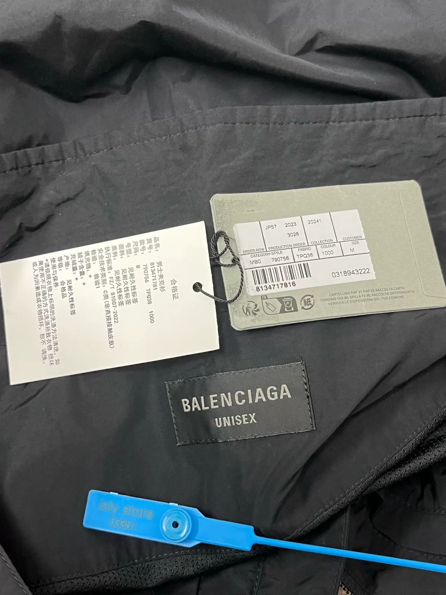 Balenciaga Balenciaga Short Colorblock Double-Zip Jacket Size US M / EU 48-50 / 2 - 5 Thumbnail