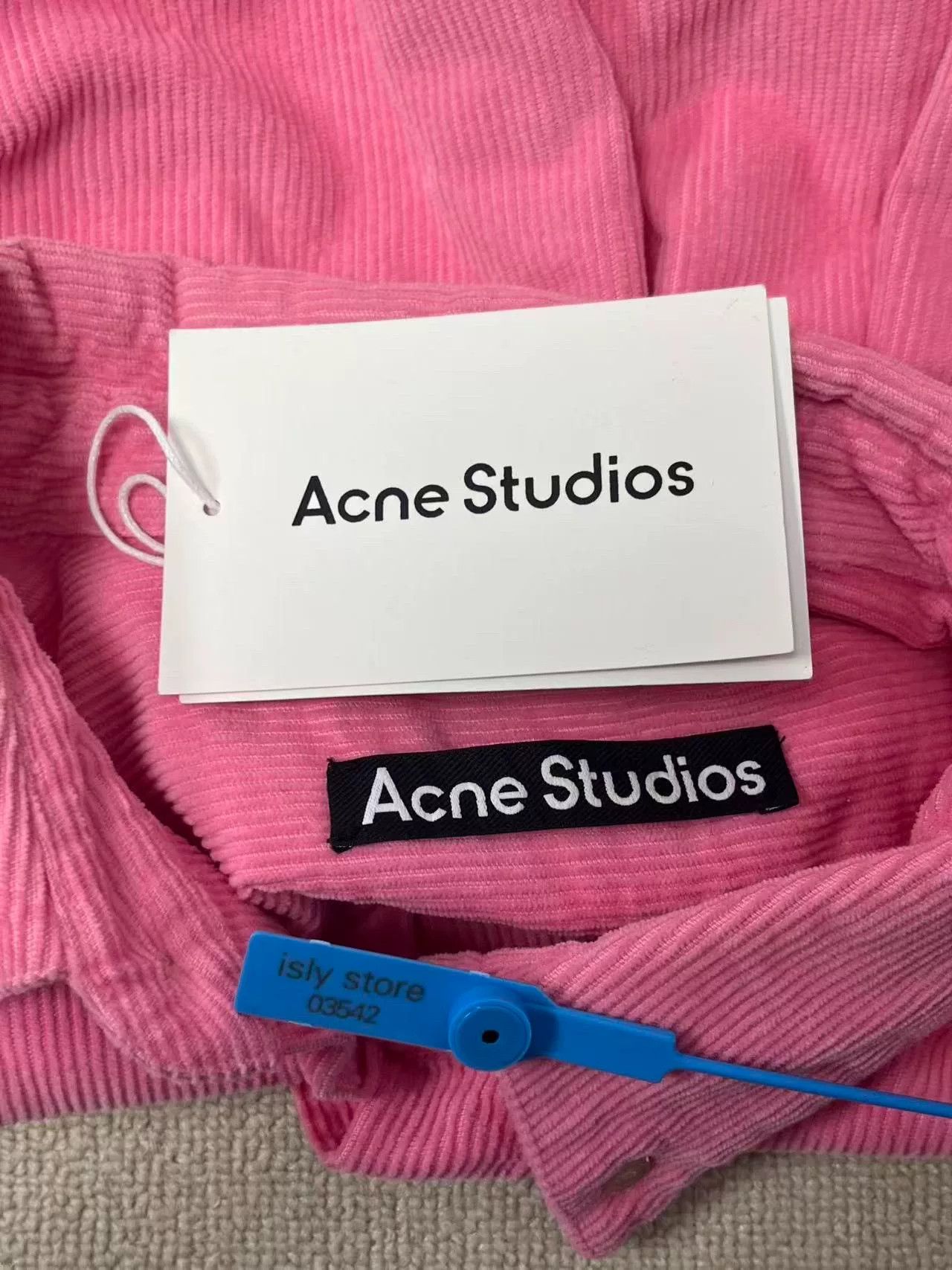 Acne Studios Acne Studios Face Oversized Drop Shoulder Shirt Size M / US 6-8 / IT 42-44 - 5 Thumbnail