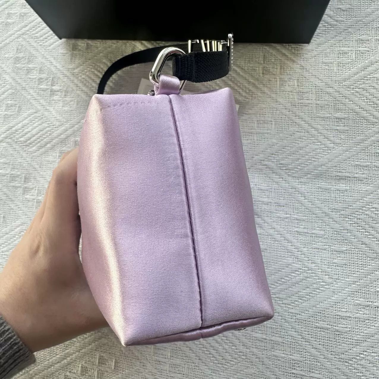 Alexander Wang Alexander Wang Purple Silk Rhinestone Handbag Size ONE SIZE - 6 Thumbnail