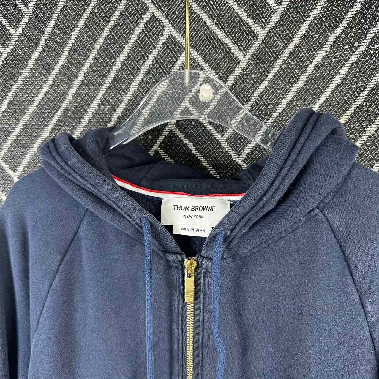 Thom Browne Thom Browne Blue Hoodie Size US XXL / EU 58 / 5 - 3 Thumbnail