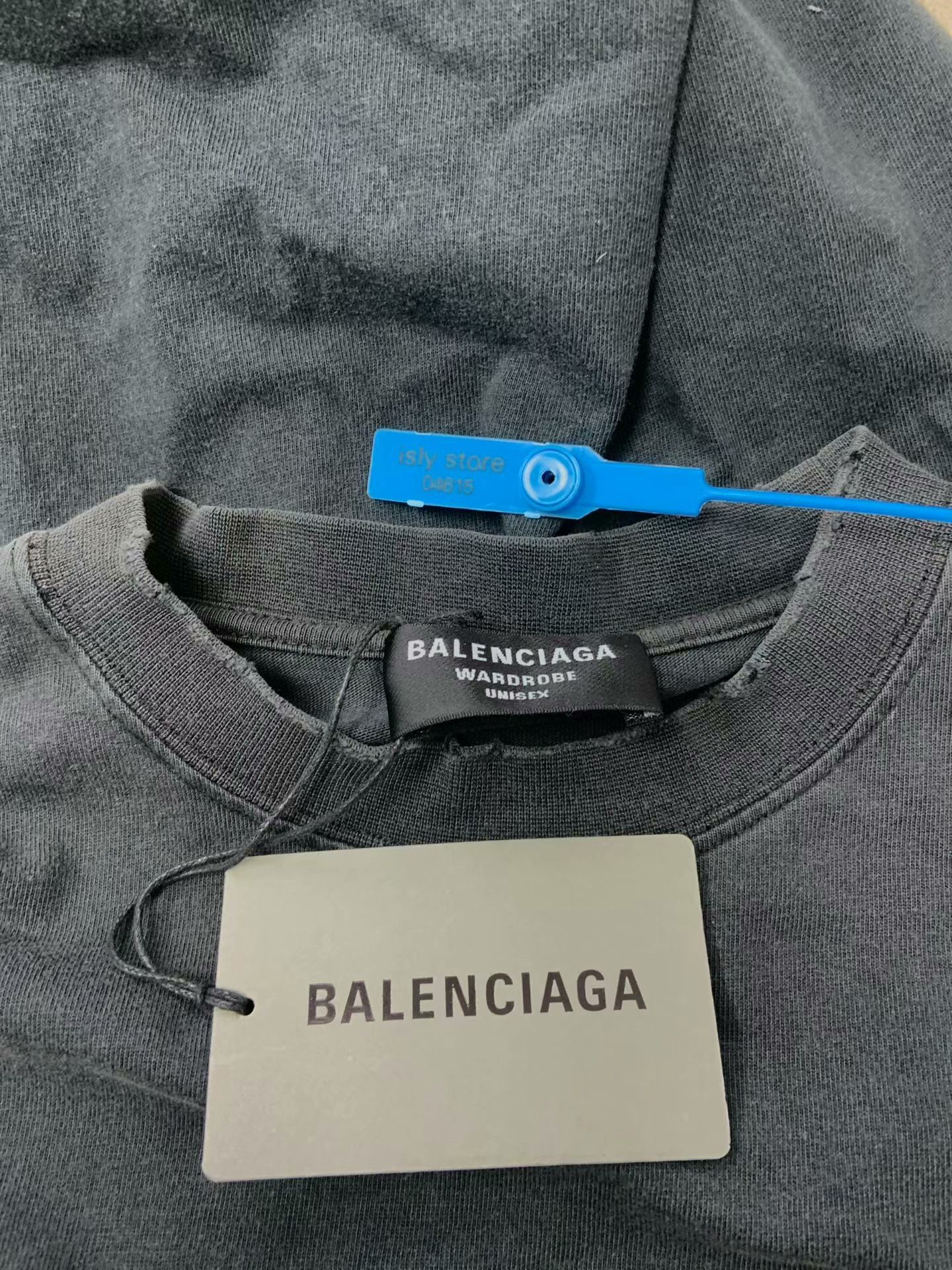 Balenciaga Balenciaga Logo Embroidered Crewneck T-Shirt Size US XXS / EU 40 - 5 Thumbnail