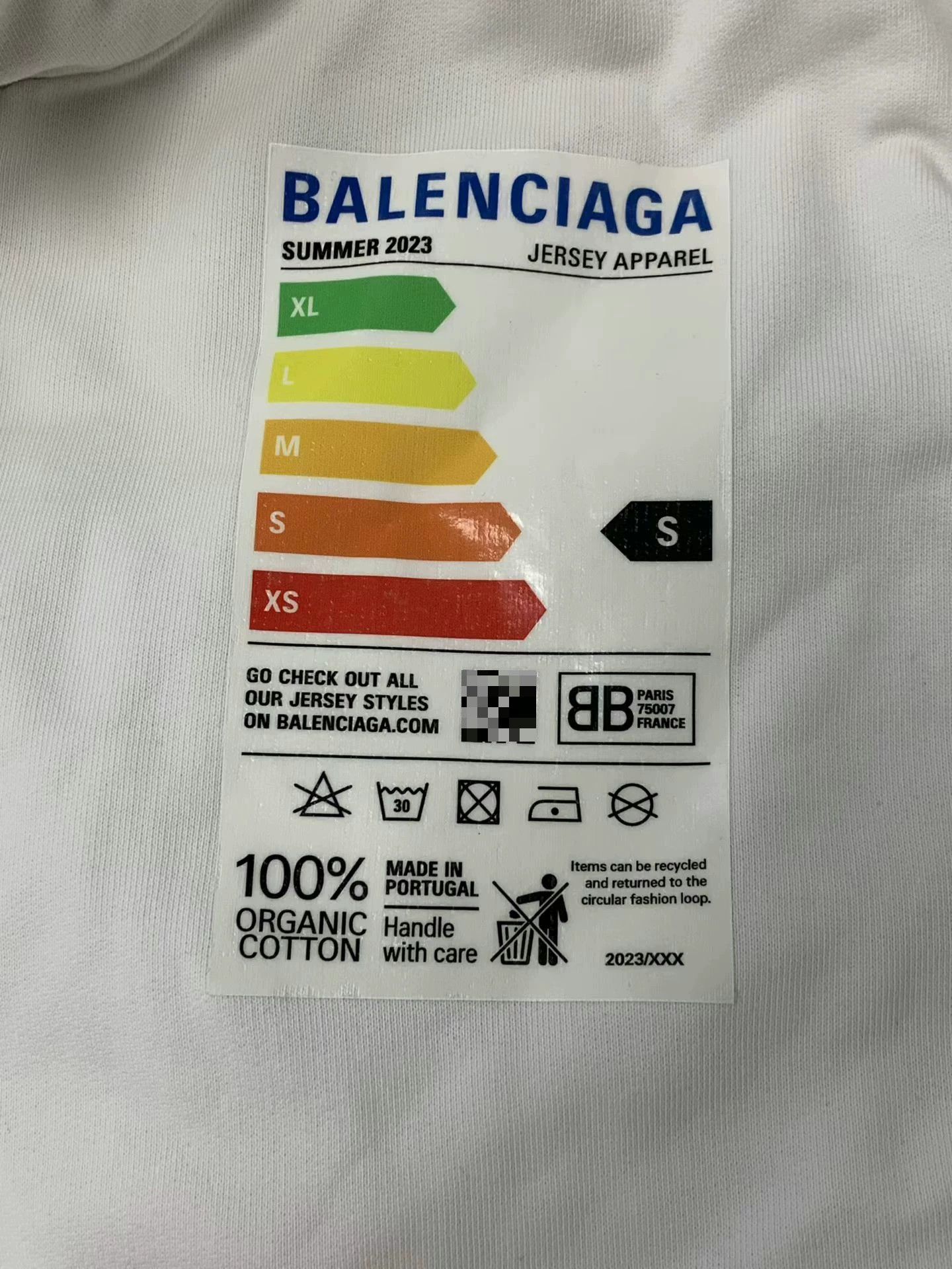 Balenciaga Balenciaga Solid Letter Print Zip Hoodie Women Size XS / US 0-2 / IT 36-38 - 3 Thumbnail