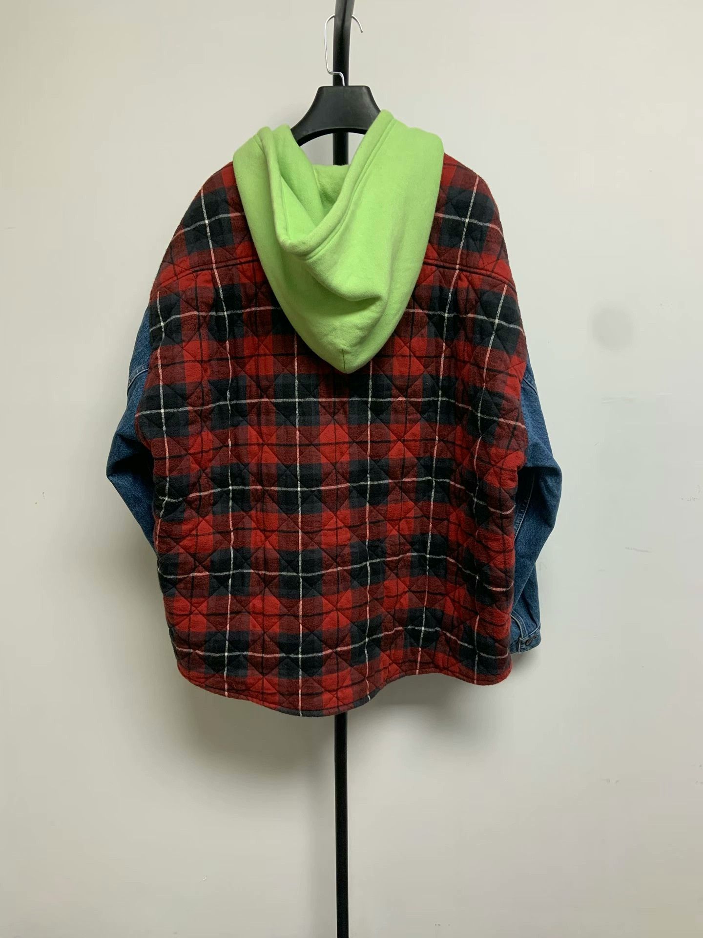 Balenciaga BALENCIAGA Denim Patchwork Jacket Size US M / EU 48-50 / 2 - 2 Thumbnail