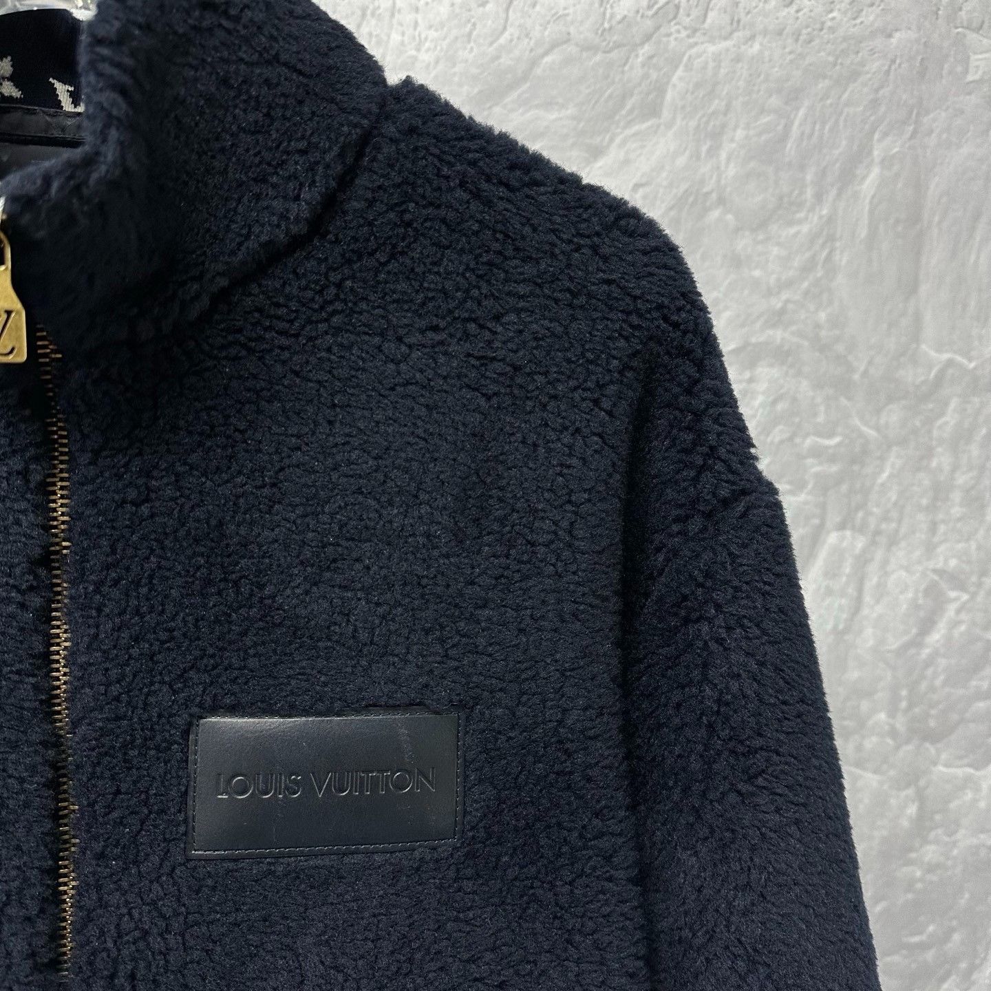 Louis Vuitton Louis Vuitton FW25 Stand Collar Teddy Zip Jacket Size US XL / EU 56 / 4 - 3 Thumbnail