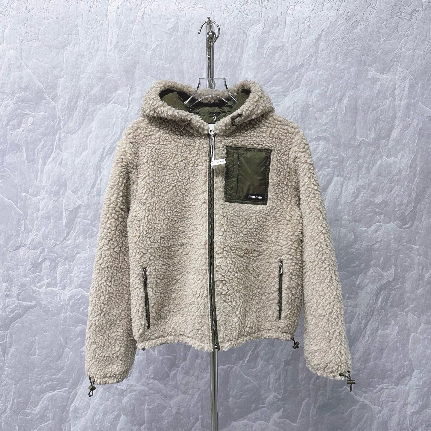 Miu Miu Miu Miu FW25 Patchwork Zip Hooded Down Jacket Size XS / US 0-2 / IT 36-38 - 2 Thumbnail