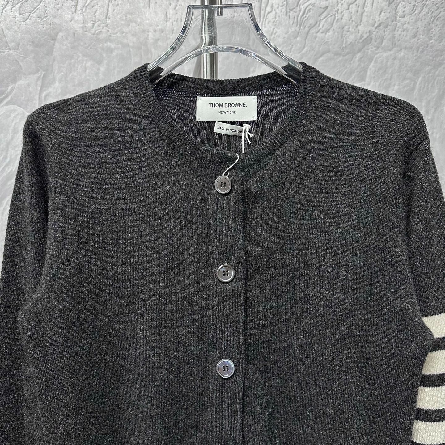 Thom Browne Thom Browne Striped Cashmere Cardigan 42 Size US XS / EU 42 / 0 - 2 Thumbnail