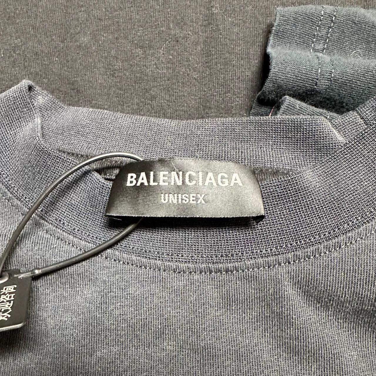 Balenciaga Balenciaga Two-in-One Inverted Band Tee Size US S / EU 44-46 / 1 - 4 Thumbnail