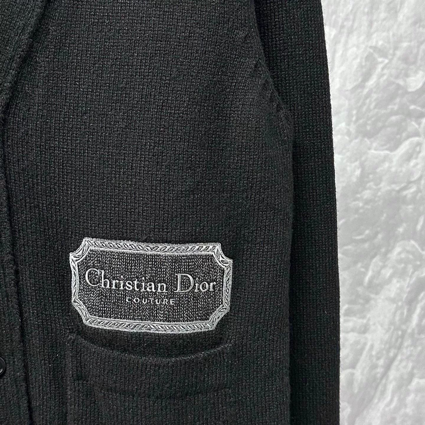 Dior Dior Logo Embroidery Knit Cardigan S Size S / US 4 / IT 40 - 4 Thumbnail