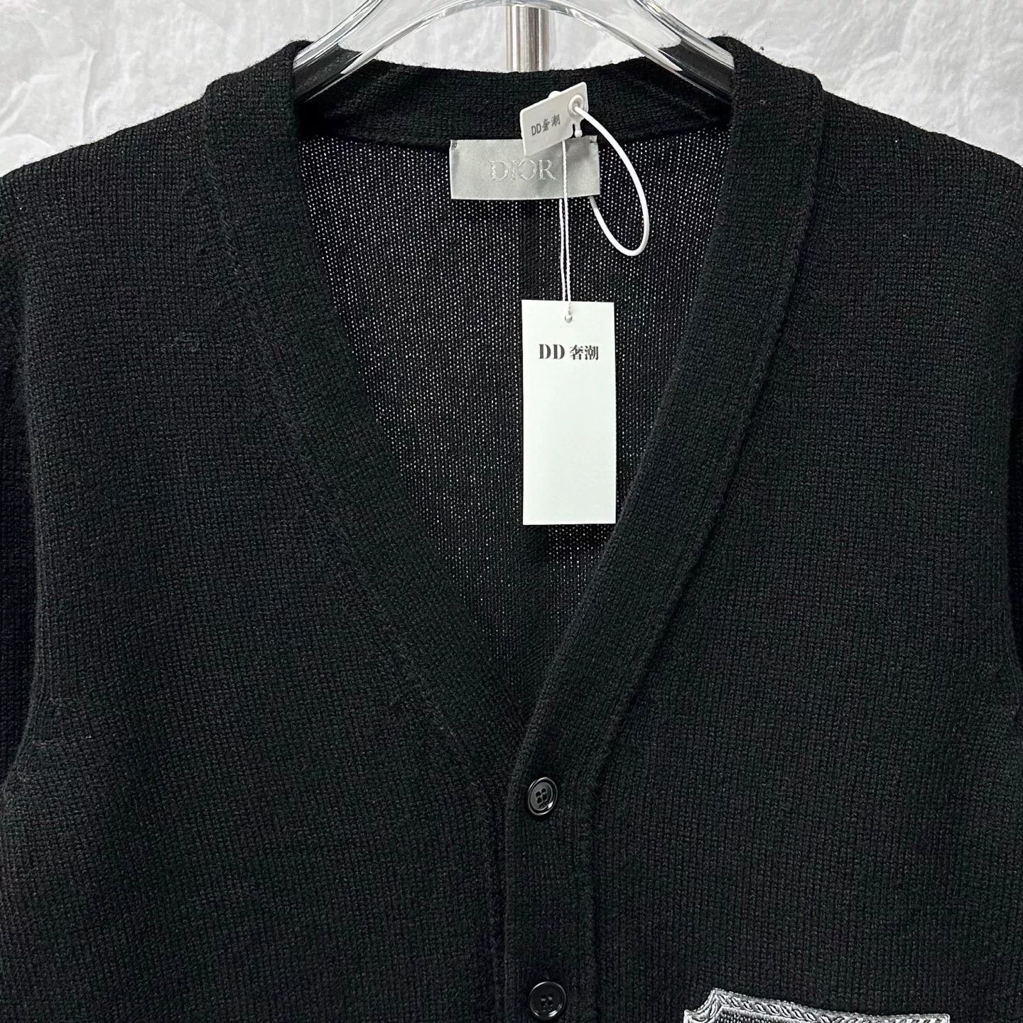 Dior Dior Logo Embroidery Knit Cardigan S Size S / US 4 / IT 40 - 3 Thumbnail