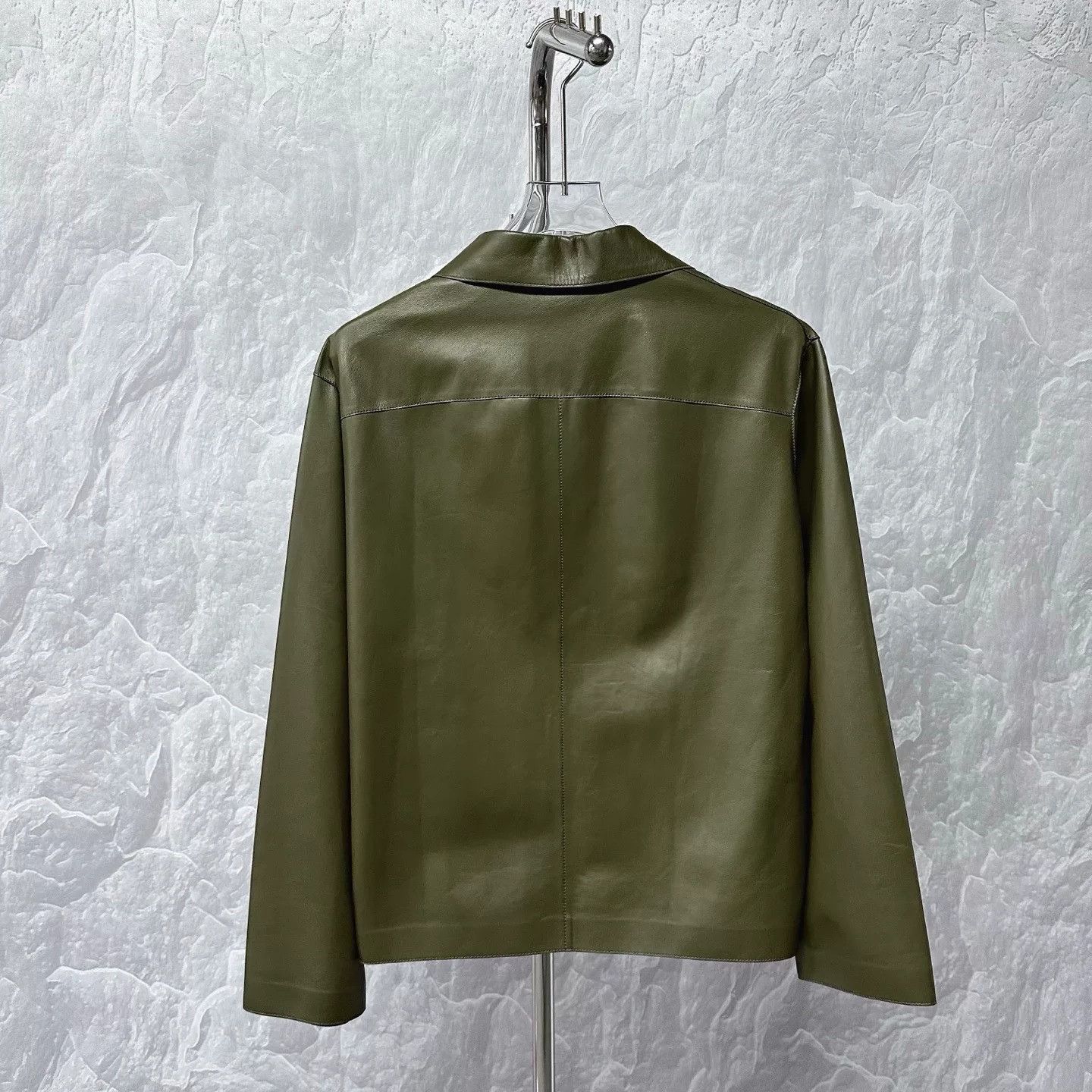 Loewe Loewe Sheepskin Embossed Pocket Shirt Jacket Size XS / US 0-2 / IT 36-38 - 5 Thumbnail