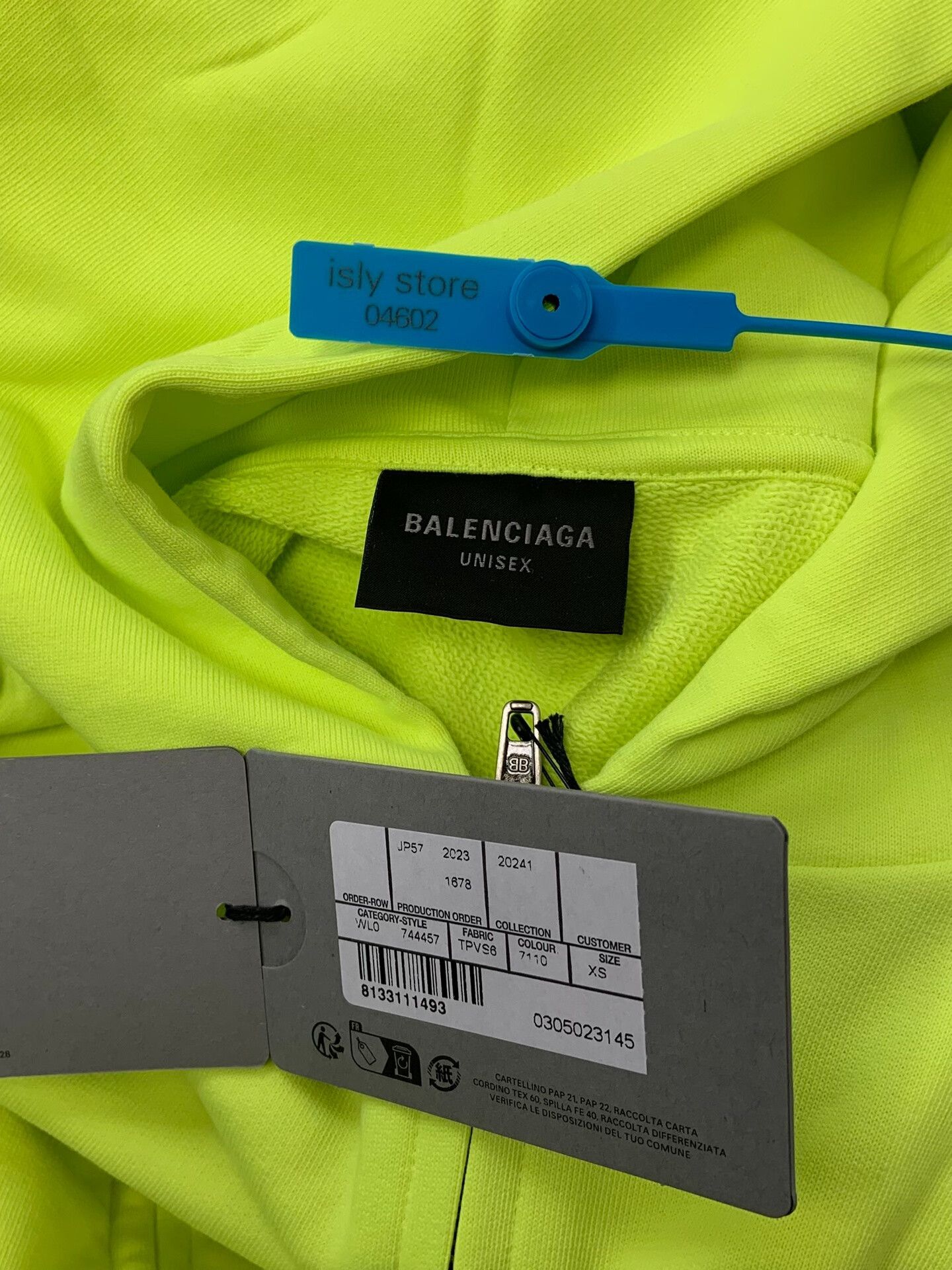 Balenciaga Balenciaga Paris Soccer Zip-Up Hoodie Size US XS / EU 42 / 0 - 5 Thumbnail