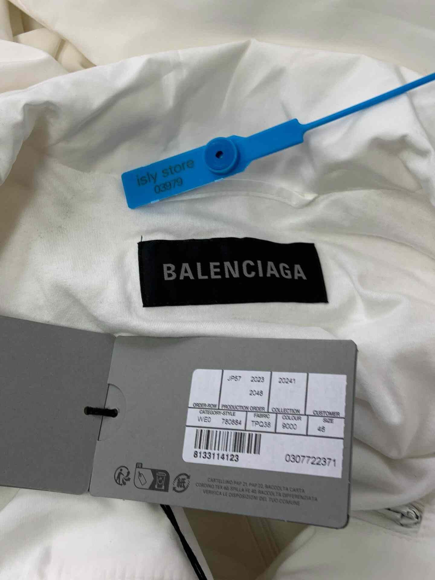 Balenciaga Balenciaga Logo Print Stand Collar Jacket Men's Size US M / EU 48-50 / 2 - 5 Thumbnail