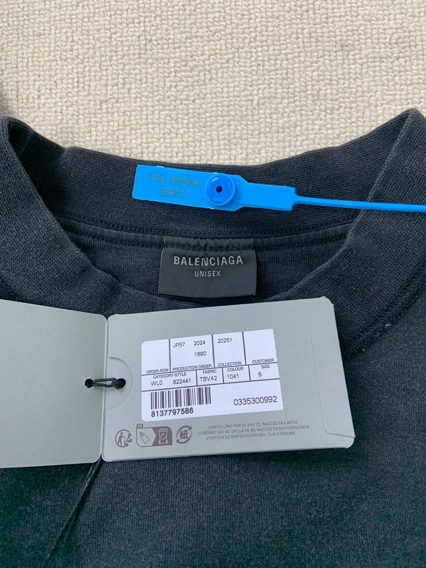 Balenciaga Balenciaga Logo Solid Short-Sleeve T-Shirt Size US XS / EU 42 / 0 - 9 Thumbnail