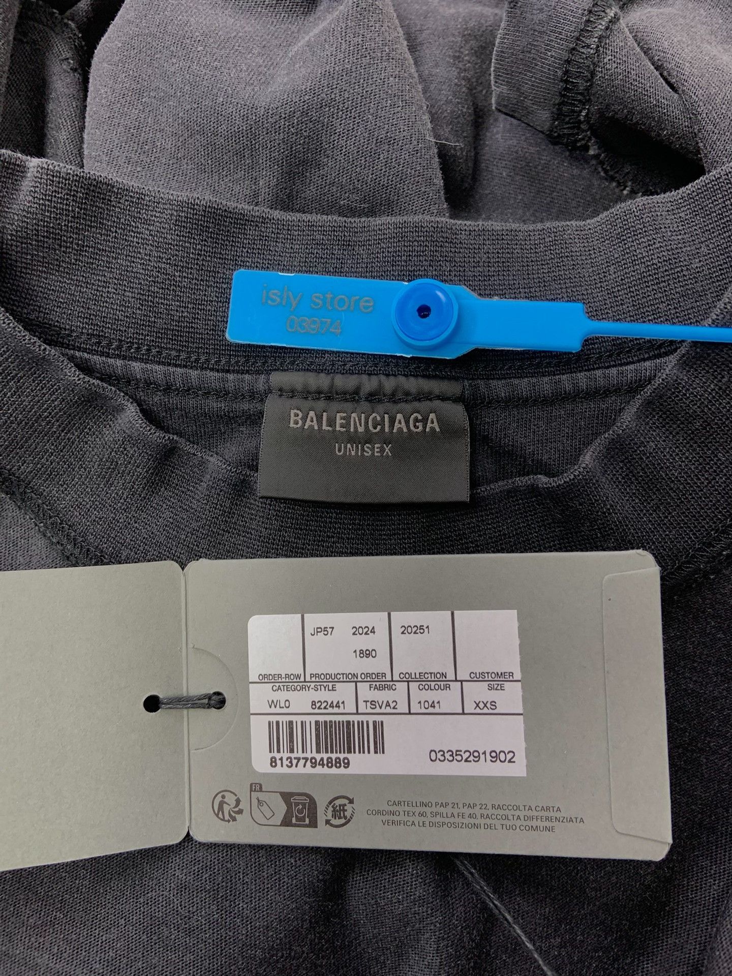 Balenciaga Balenciaga Logo Solid Short-Sleeve T-Shirt Size US XS / EU 42 / 0 - 5 Thumbnail
