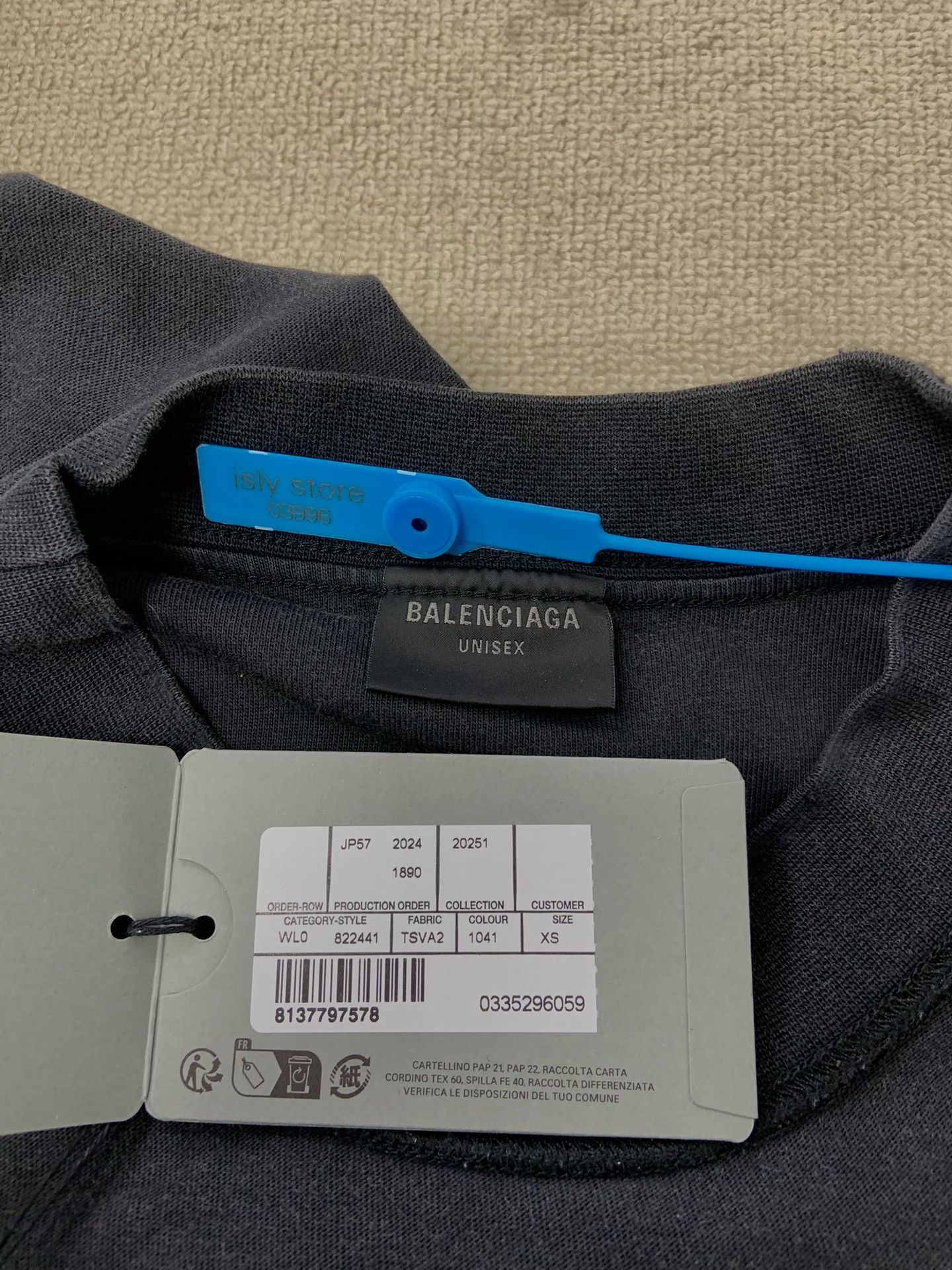 Balenciaga Balenciaga Logo Solid Short-Sleeve T-Shirt Size US XS / EU 42 / 0 - 7 Thumbnail