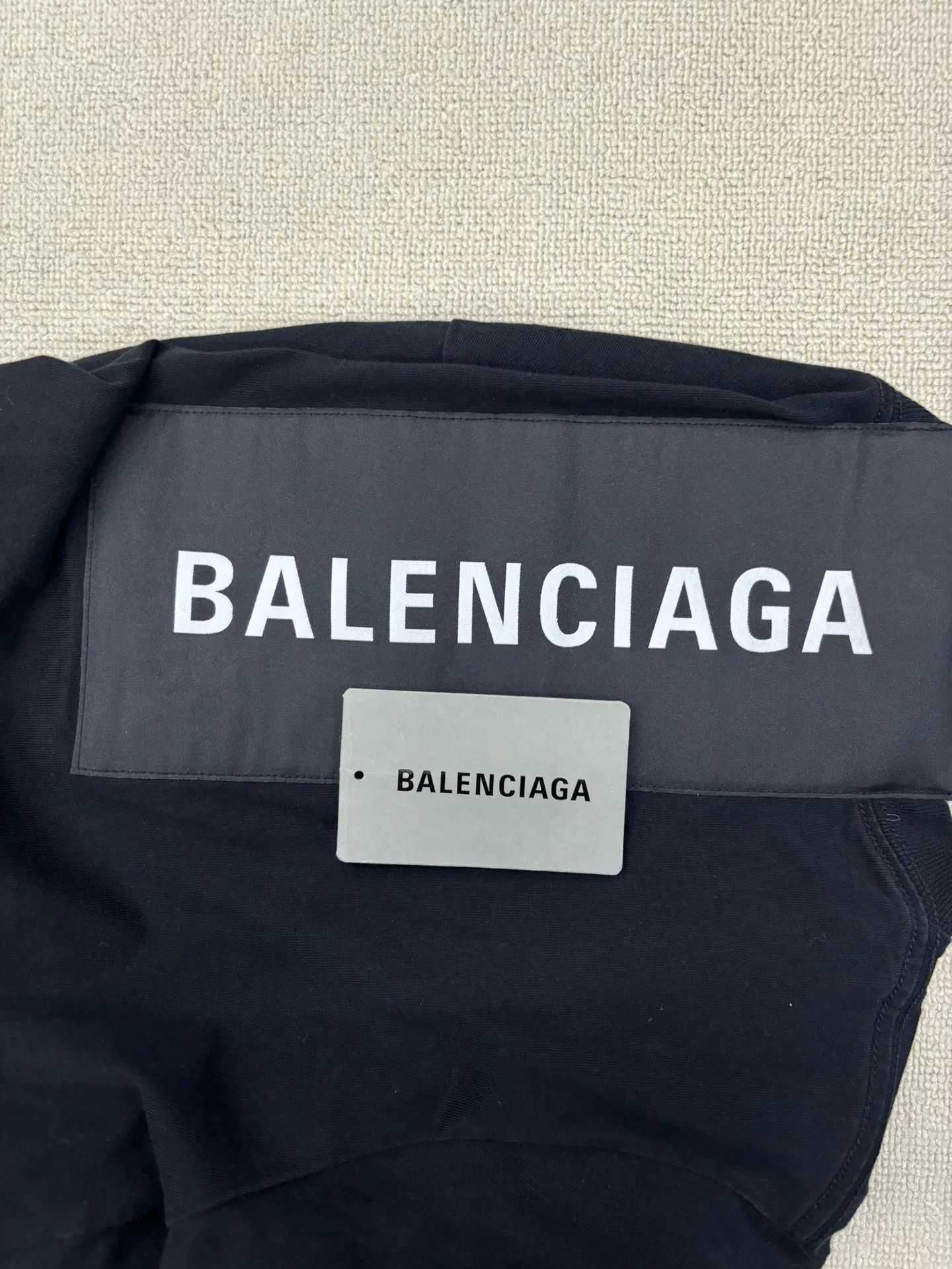 Balenciaga Balenciaga Black Back Patch Logo T-Shirt Size XS / US 0-2 / IT 36-38 - 3 Thumbnail