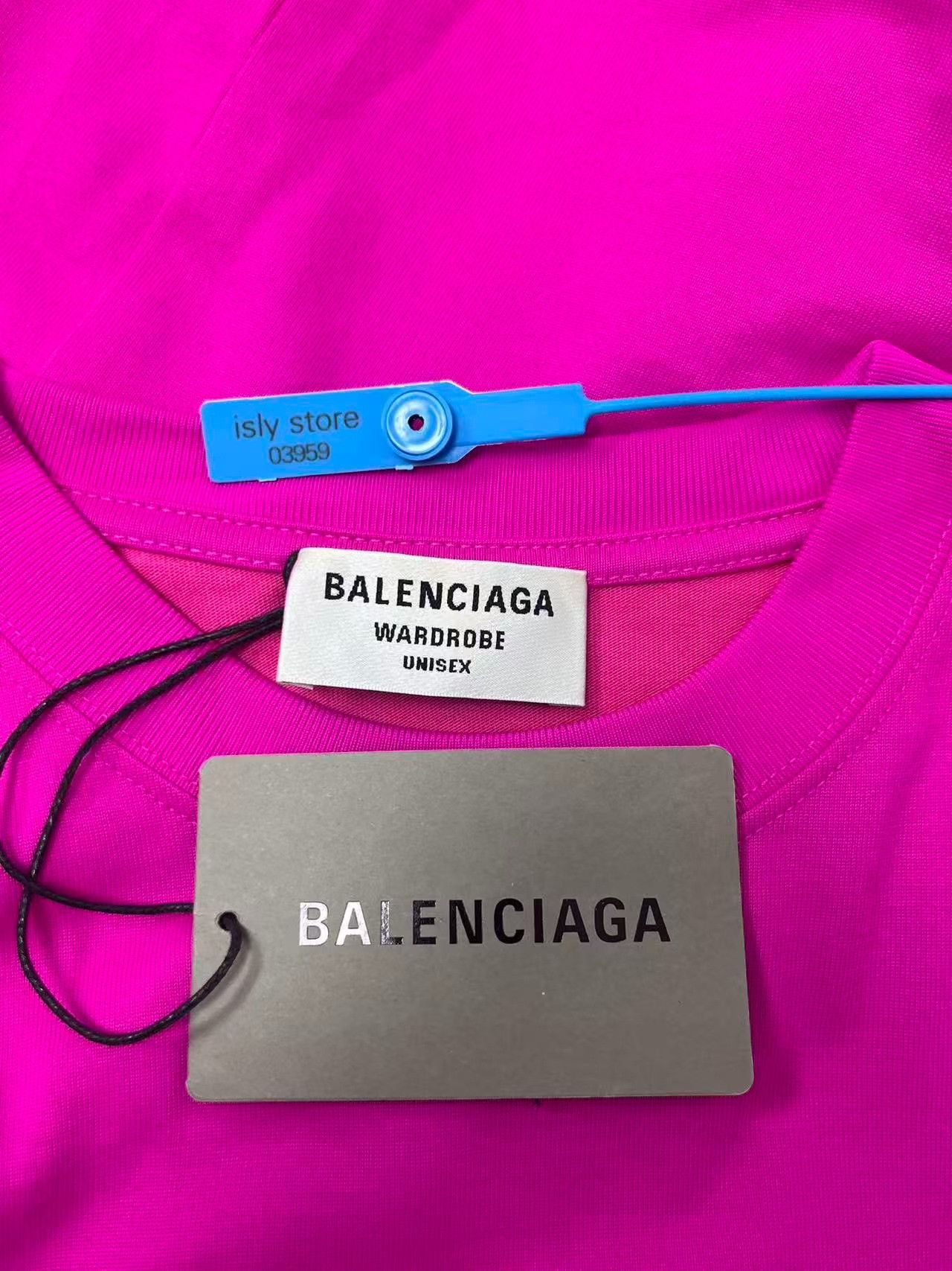 Balenciaga Balenciaga Logo Print Crew Neck T-Shirt Size XS / US 0-2 / IT 36-38 - 4 Thumbnail