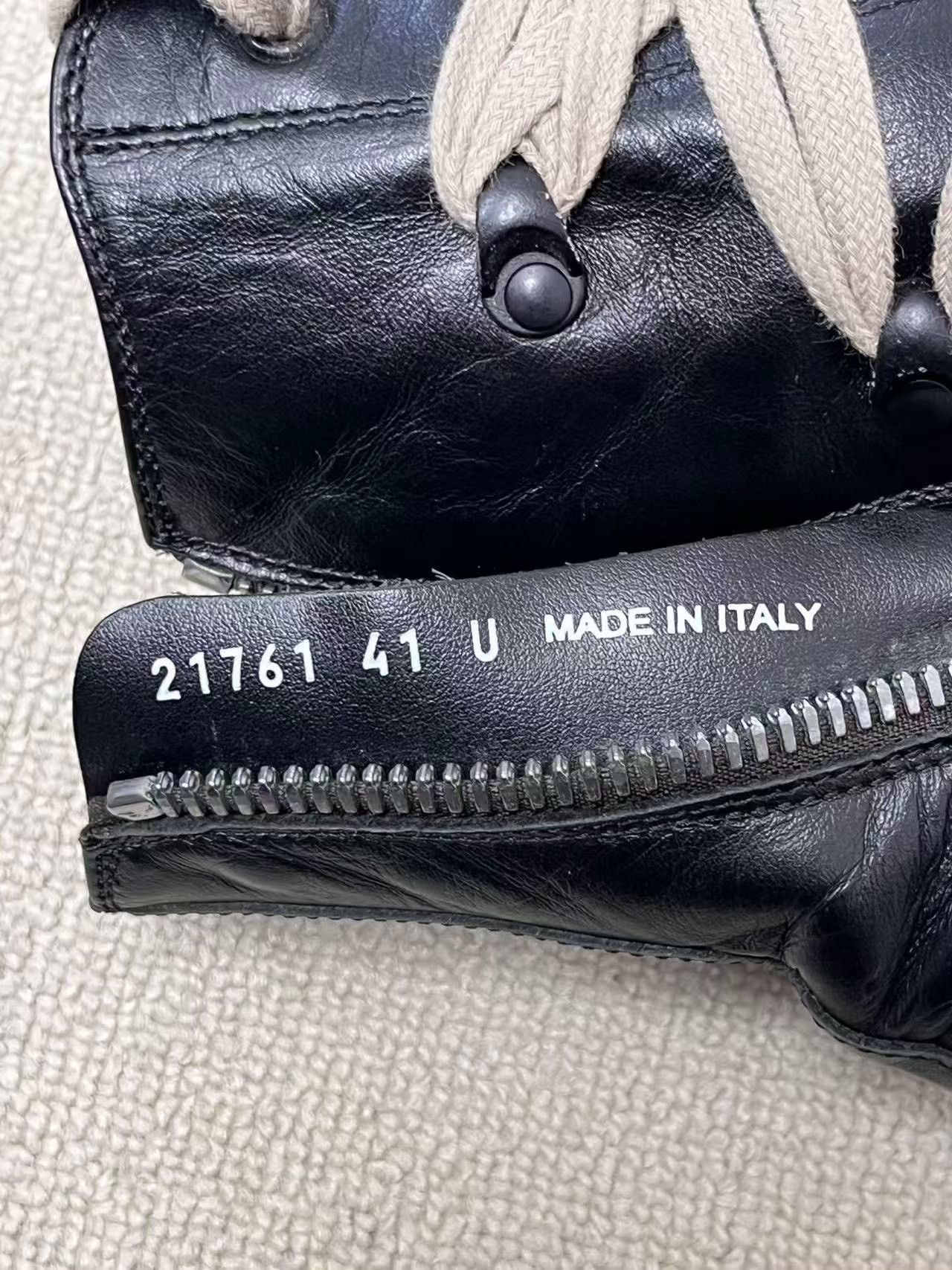 Rick Owens Rick Owens Tecuatl Men's High-Top Sneakers Size US 8 / EU 41 - 8 Thumbnail