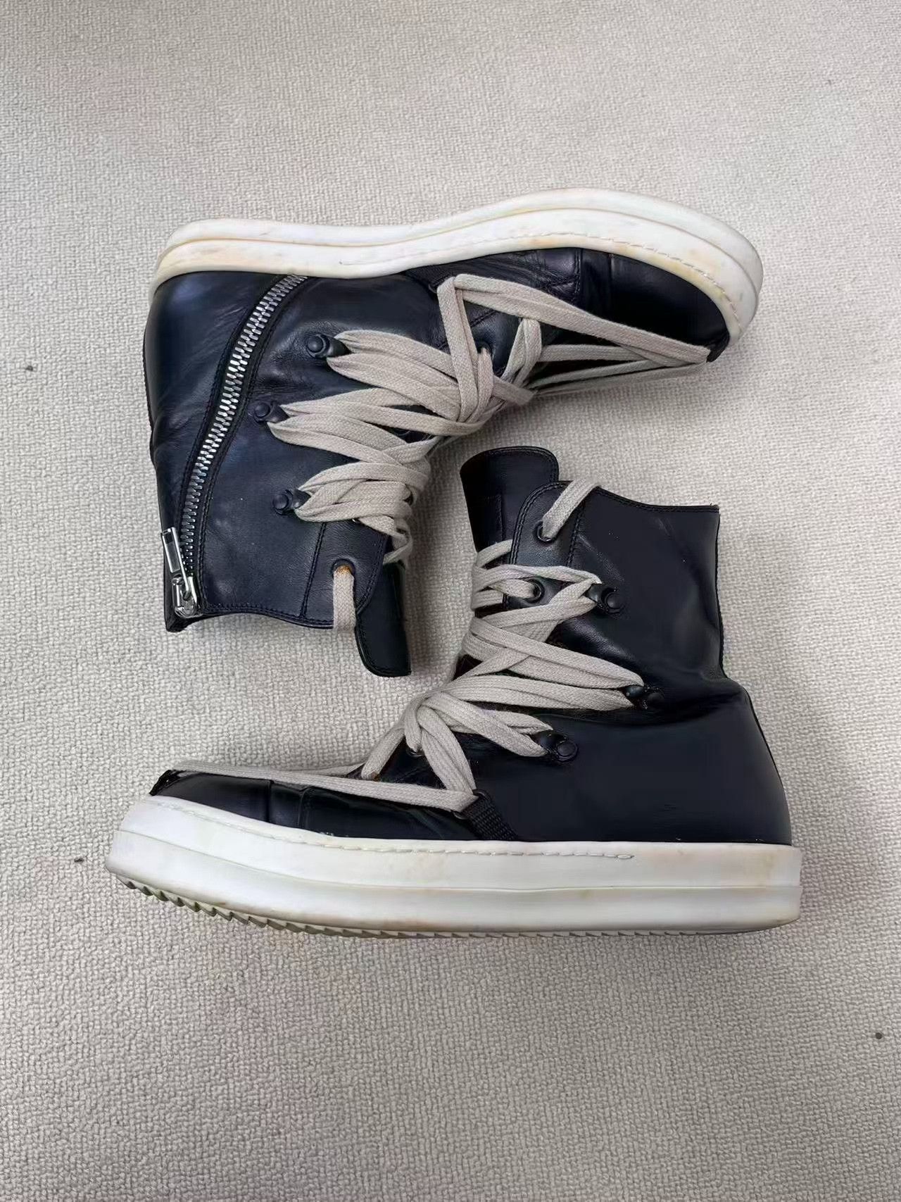 Rick Owens Rick Owens Tecuatl Men's High-Top Sneakers Size US 8 / EU 41 - 5 Thumbnail