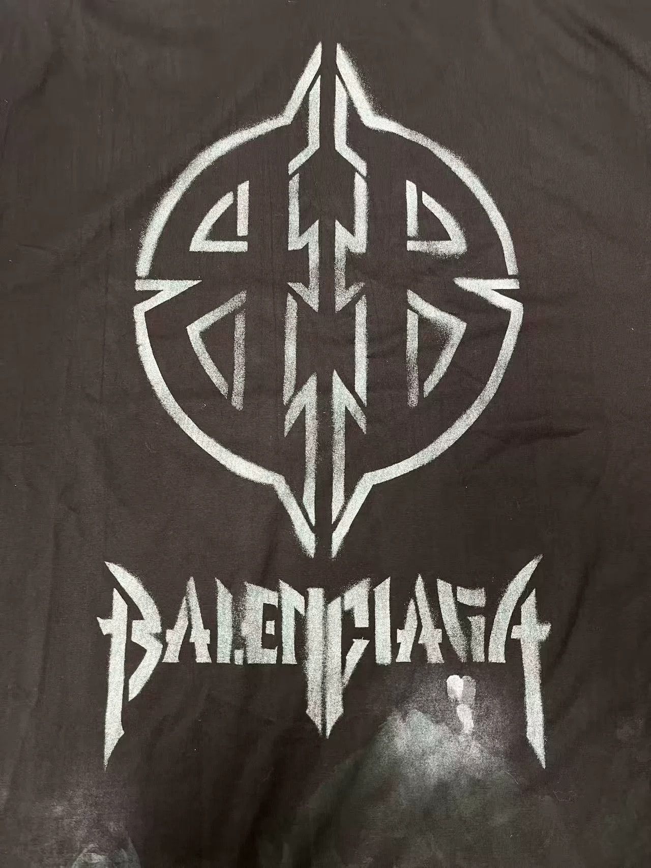 Balenciaga Balenciaga Men's Logo Print Crewneck T-Shirt Size US M / EU 48-50 / 2 - 3 Thumbnail