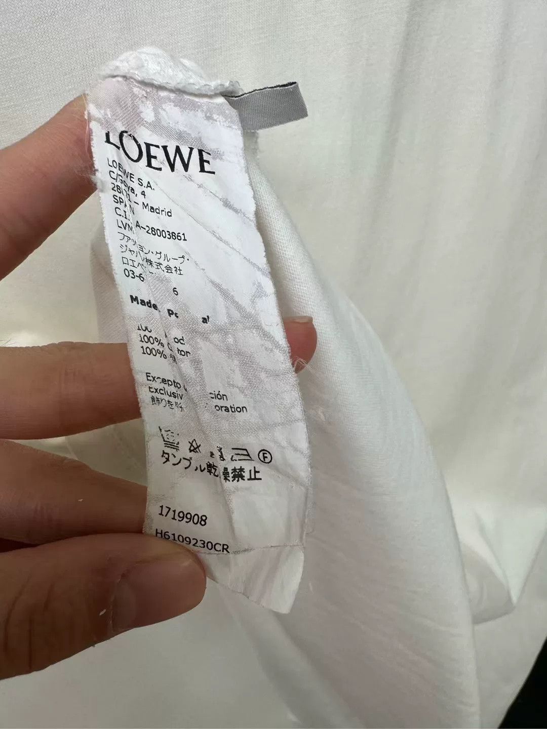 Loewe Loewe Chest Embroidery Logo T-Shirt Size US L / EU 52-54 / 3 - 3 Thumbnail
