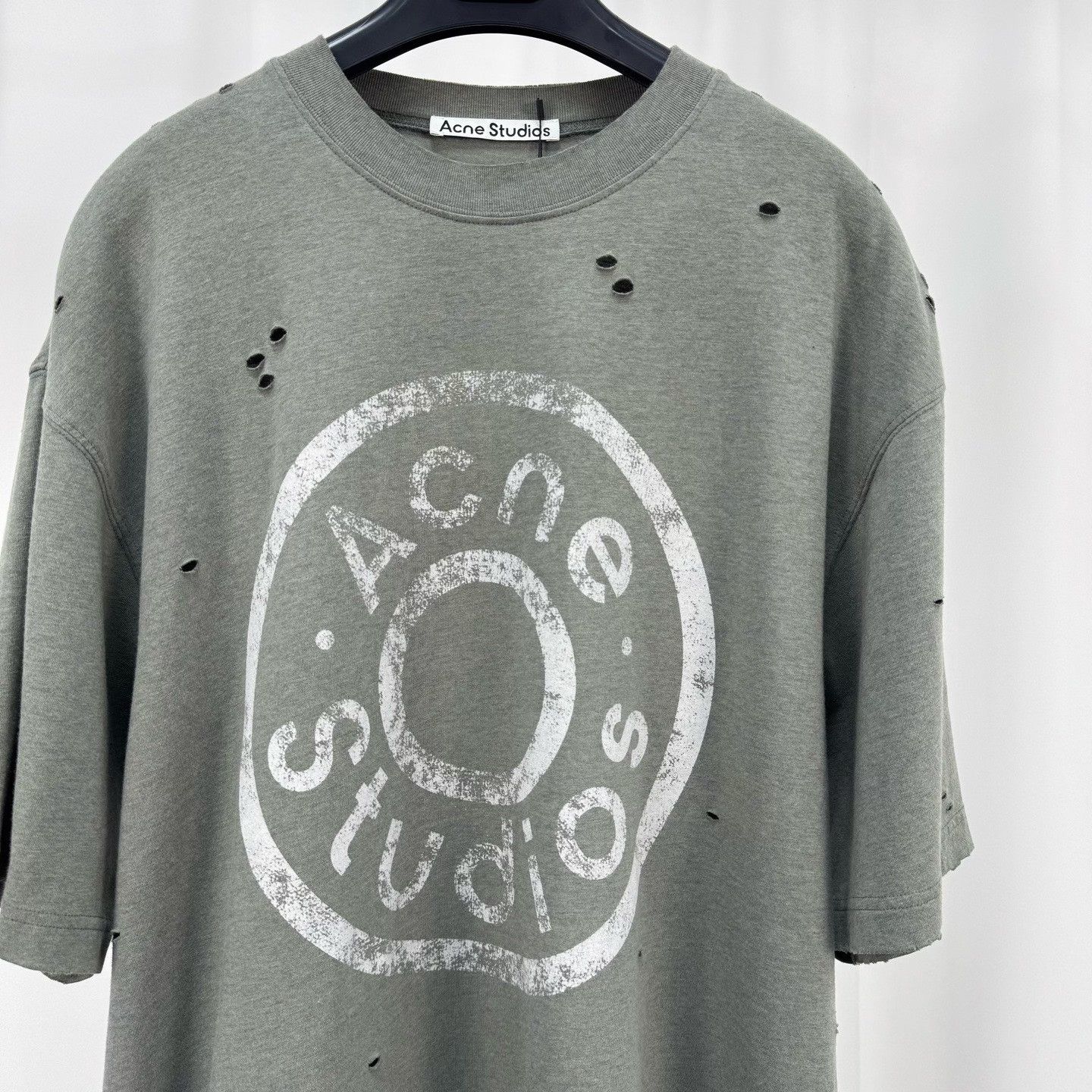 Acne Studios Acne Studios 25 Destroyed Letter Short Sleeve Size US S / EU 44-46 / 1 - 3 Thumbnail