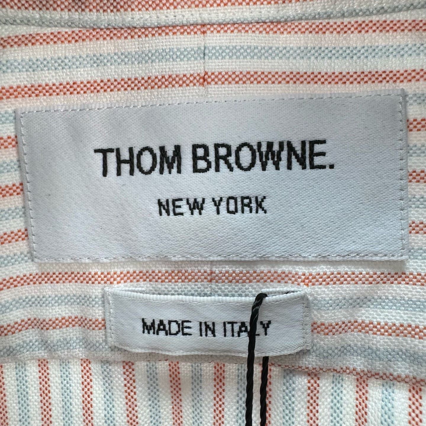Thom Browne Thom Browne 25SS Striped Four-Bar Short Shirt Size US XL / EU 56 / 4 - 6 Thumbnail