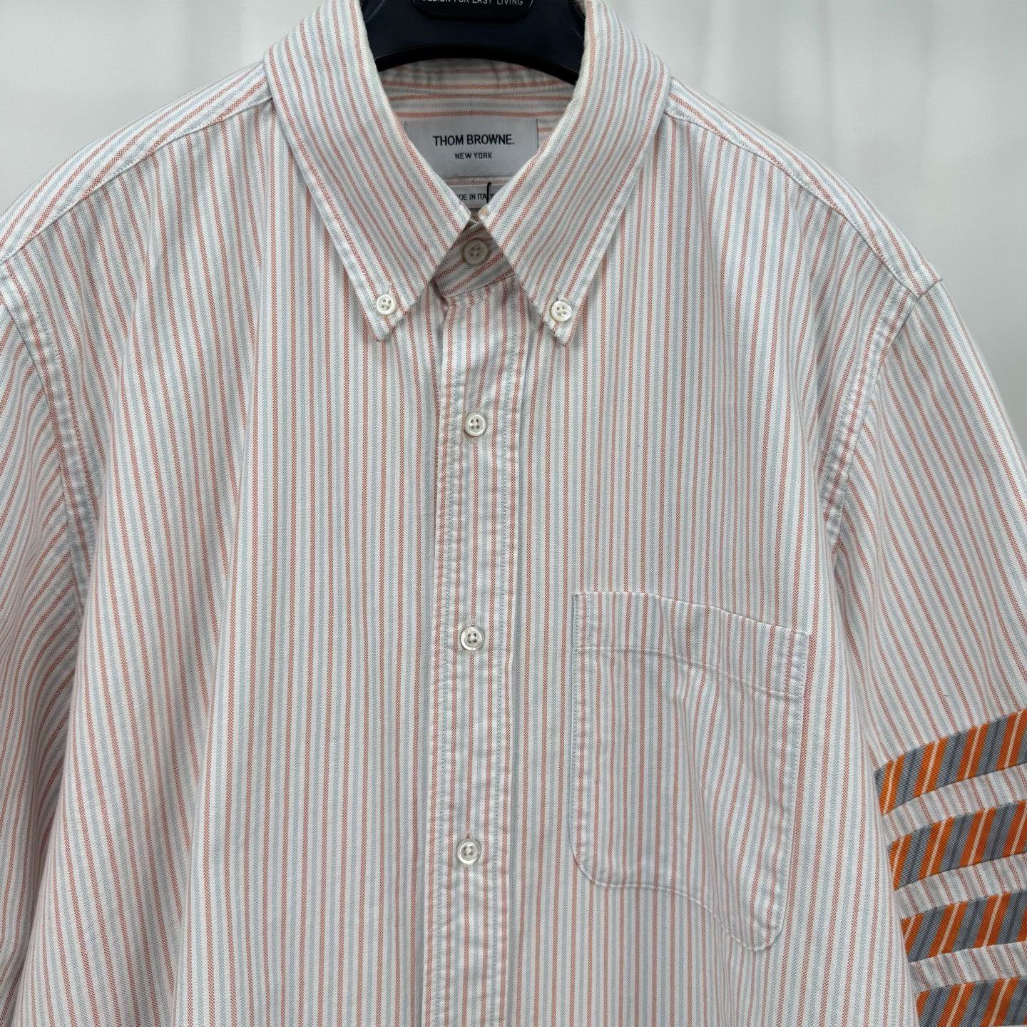 Thom Browne Thom Browne 25SS Striped Four-Bar Short Shirt Size US XL / EU 56 / 4 - 3 Thumbnail