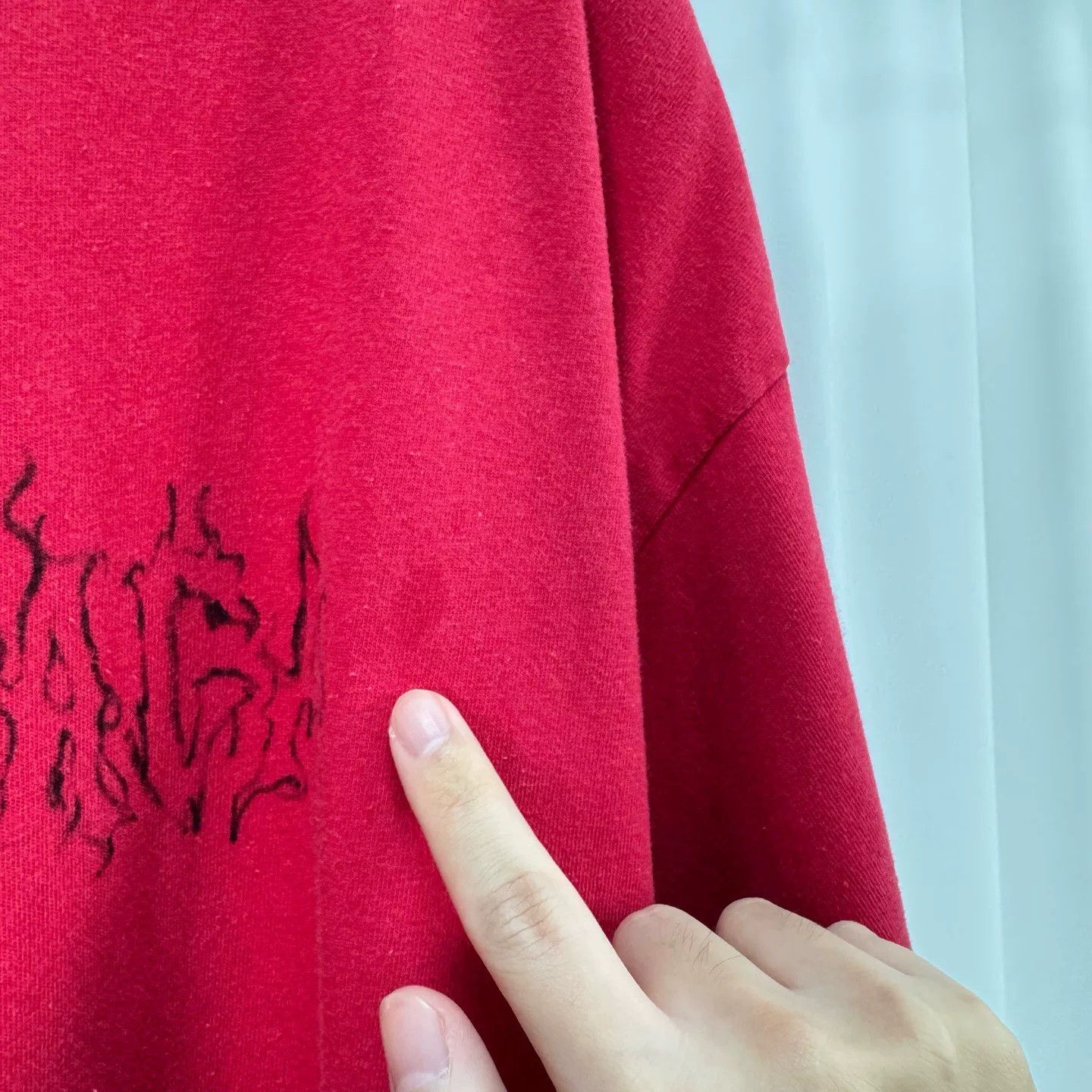 Balenciaga Balenciaga Flame Burst Letter Short-Sleeve Size US M / EU 48-50 / 2 - 5 Thumbnail