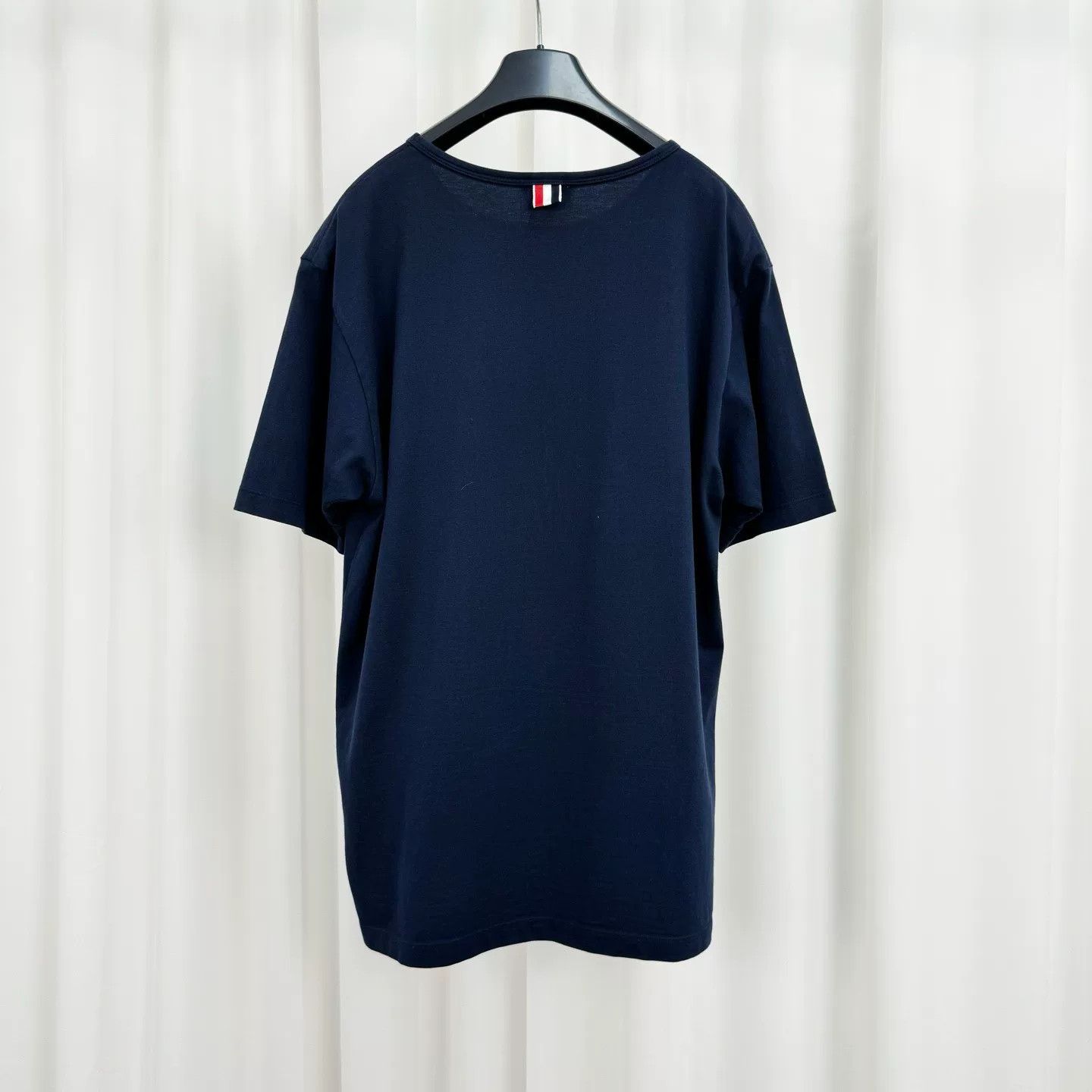 Thom Browne Thom Browne Navy Stripe Pocket Short-Sleeve Size US L / EU 52-54 / 3 - 2 Thumbnail