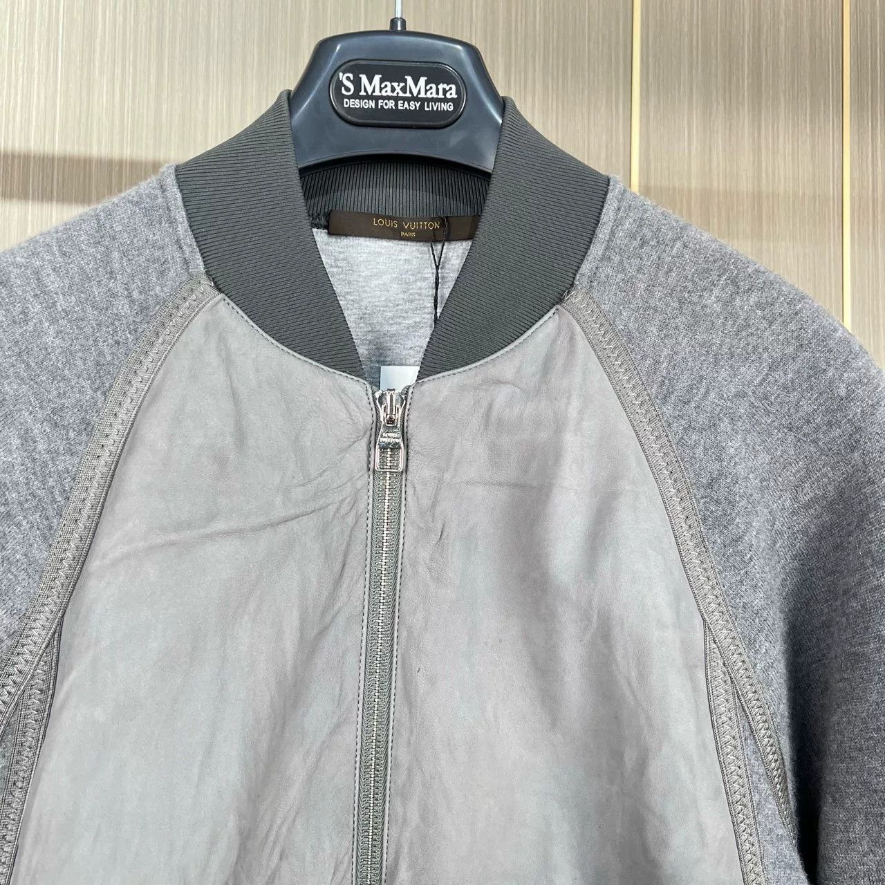 Louis Vuitton Louis Vuitton Wool Leather Patchwork Zip Jacket Size US S / EU 44-46 / 1 - 3 Thumbnail