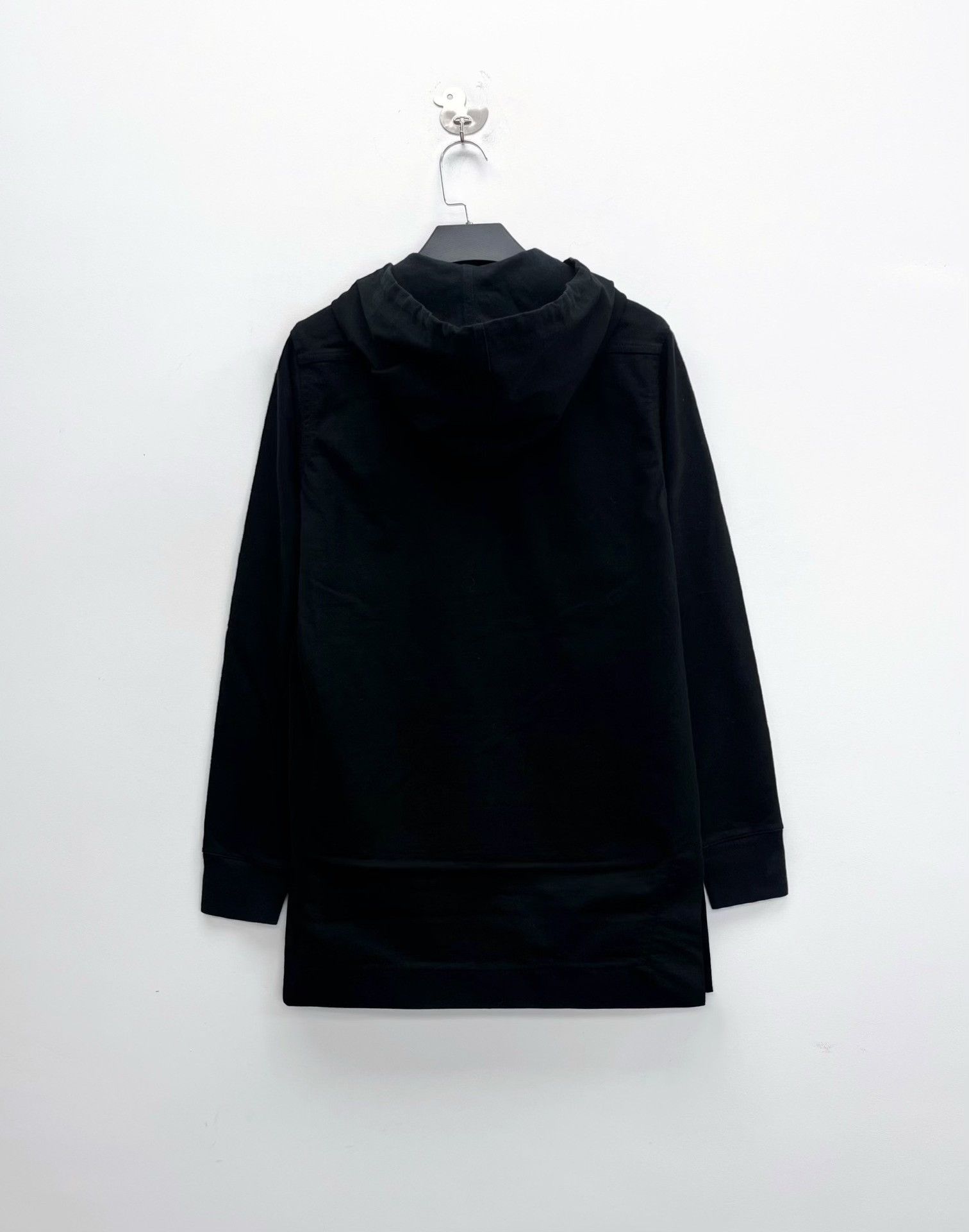 Rick Owens Rick Owens Black Mid-Length Wizard Hoodie Jacket Size US M / EU 48-50 / 2 - 2 Thumbnail