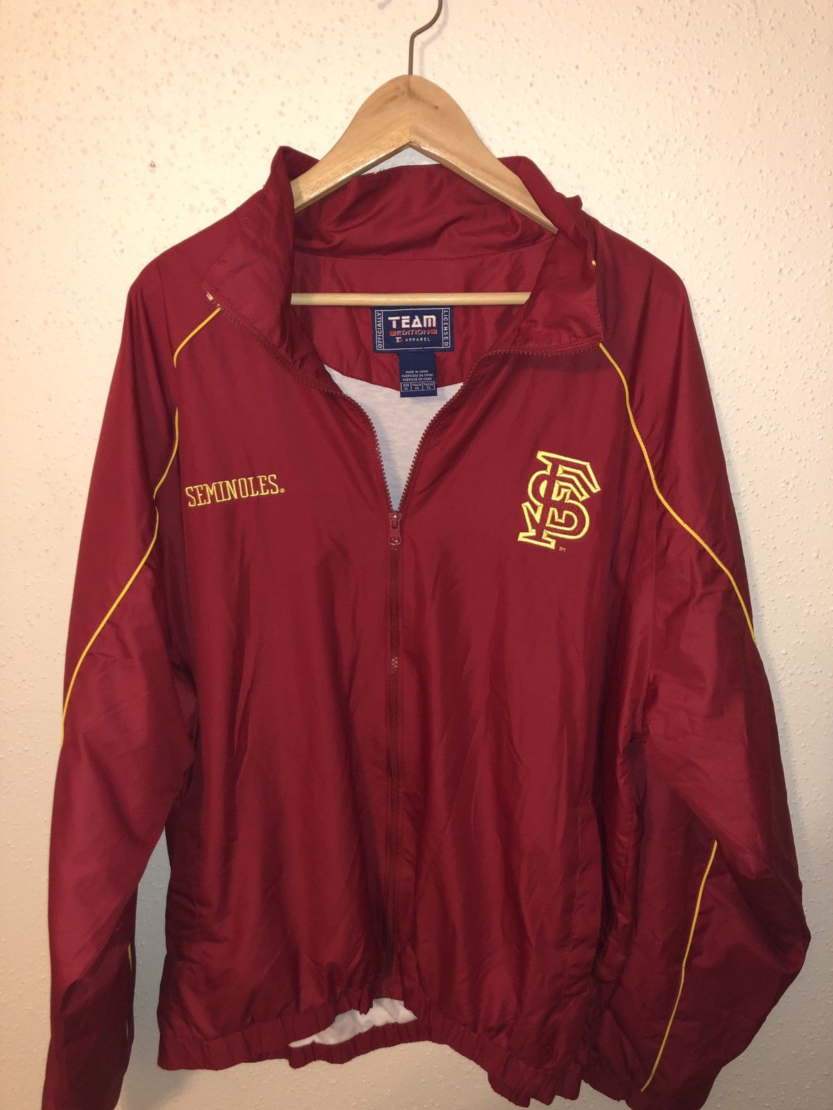 Ncaa Windbreaker Vintage FSU Florida state windbreaker Grailed