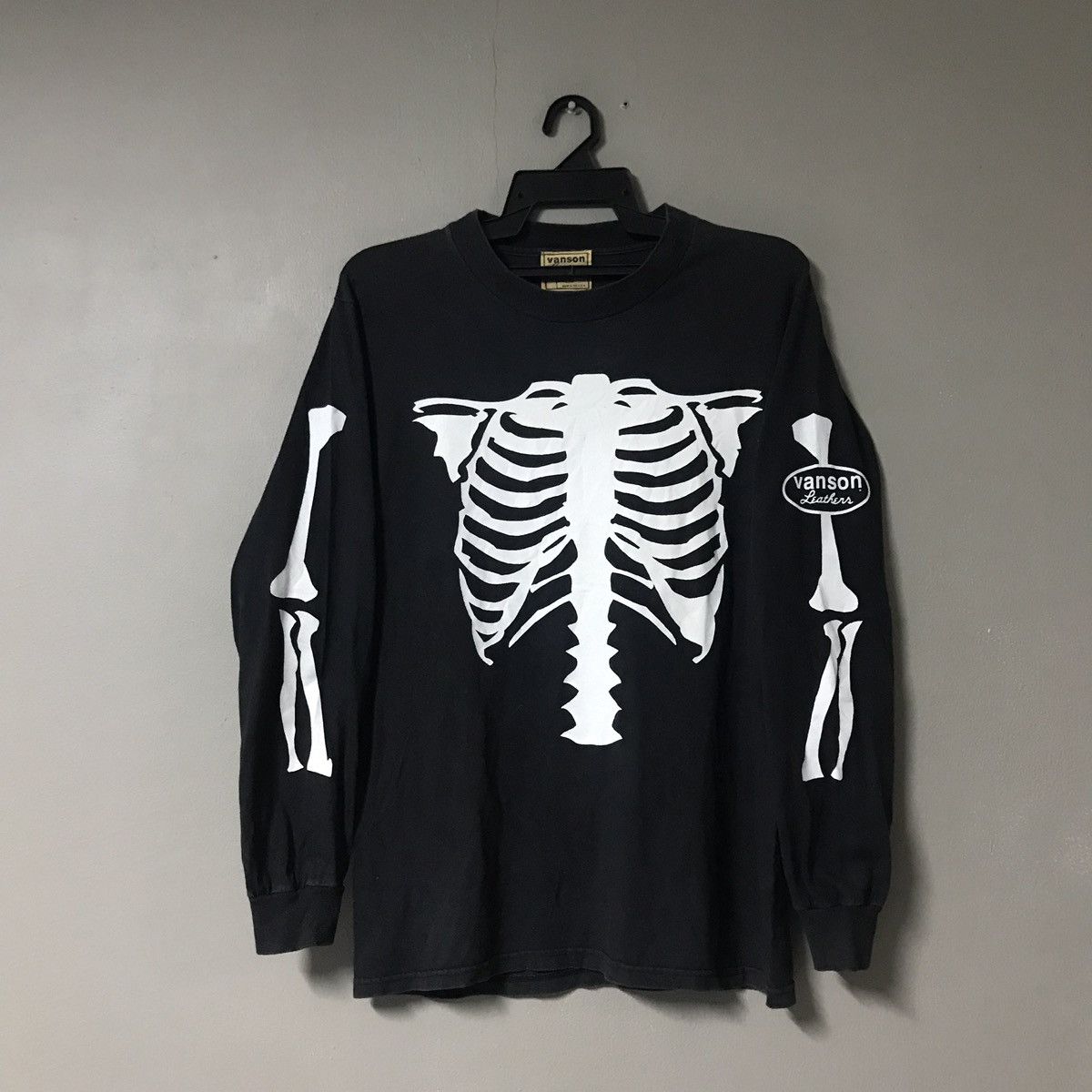 Vanson Leathers Vanson Ribcage Skeleton Ls Number Nine Kapital Travis 