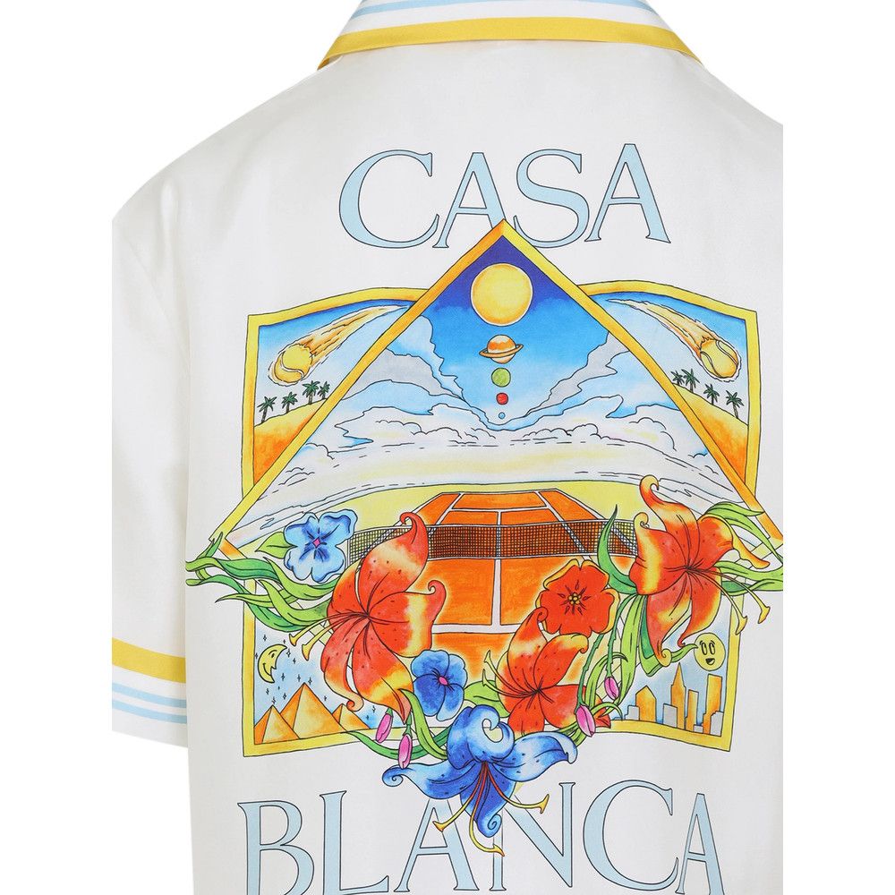 Casablanca Casablanca WHITE Shirts Size US L / EU 52-54 / 3 - 3 Thumbnail