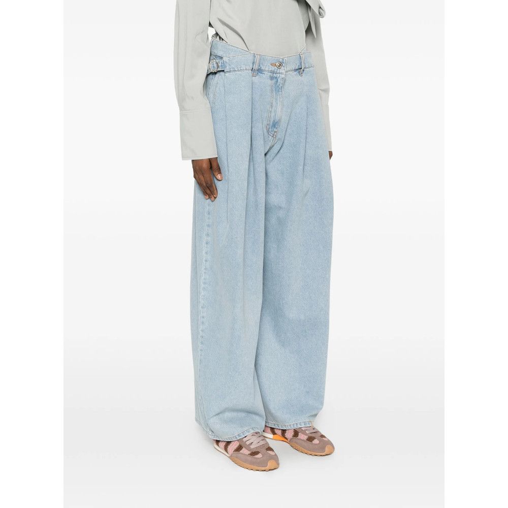 System System BLUE Denim - Wide-Leg Jeans Size 27" / US 4 / IT 40 - 4 Thumbnail