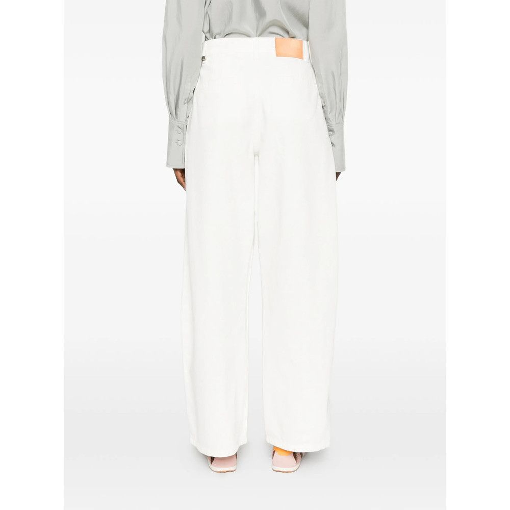 System System WHITE Denim - Wide-Leg Jeans Size 27" / US 4 / IT 40 - 3 Thumbnail