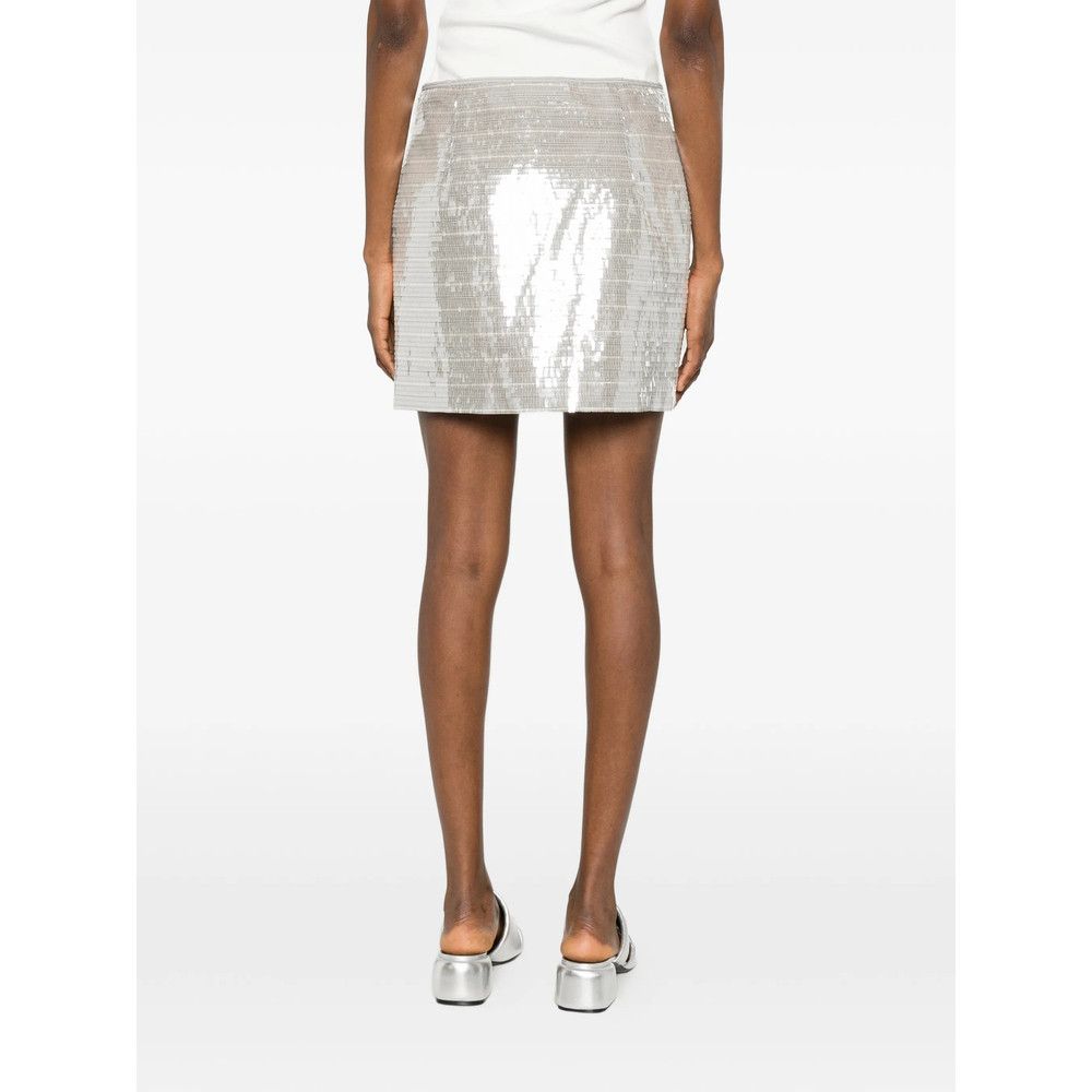 System System SILVER Skirts - A-Line Skirts Size 34" / US 12 / IT 48 - 5 Thumbnail