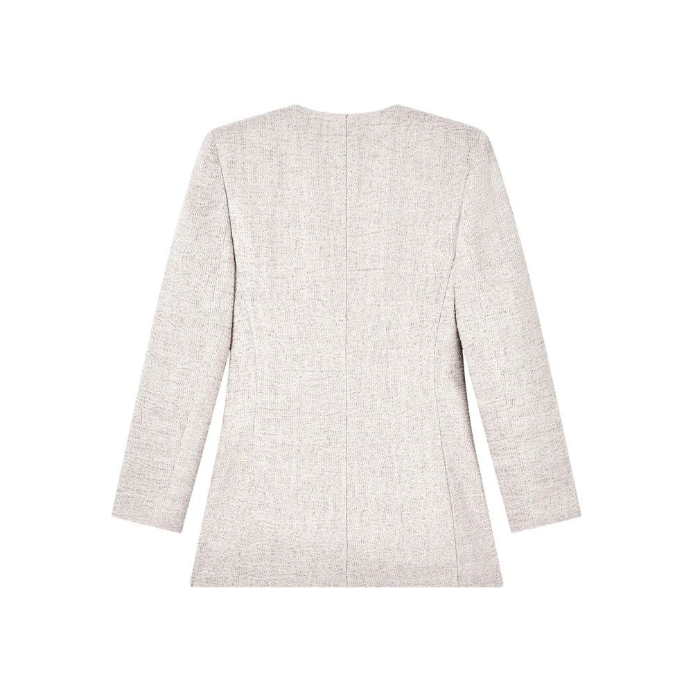 Giorgio Armani Giorgio Armani NEUTRALS Jackets - Fitted Jackets Size S / US 4 / IT 40 - 2 Thumbnail