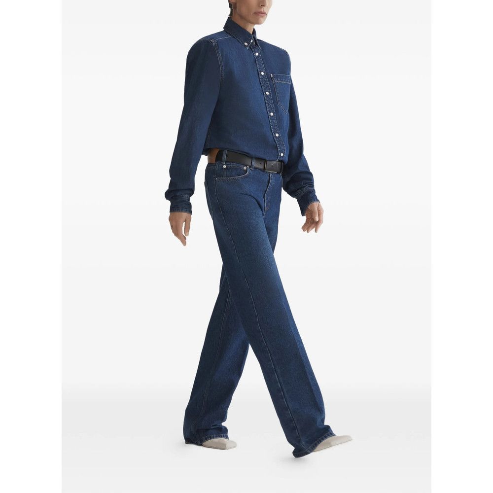 Mugler Mugler BLUE Tops - Shirts Size S / US 4 / IT 40 - 3 Thumbnail