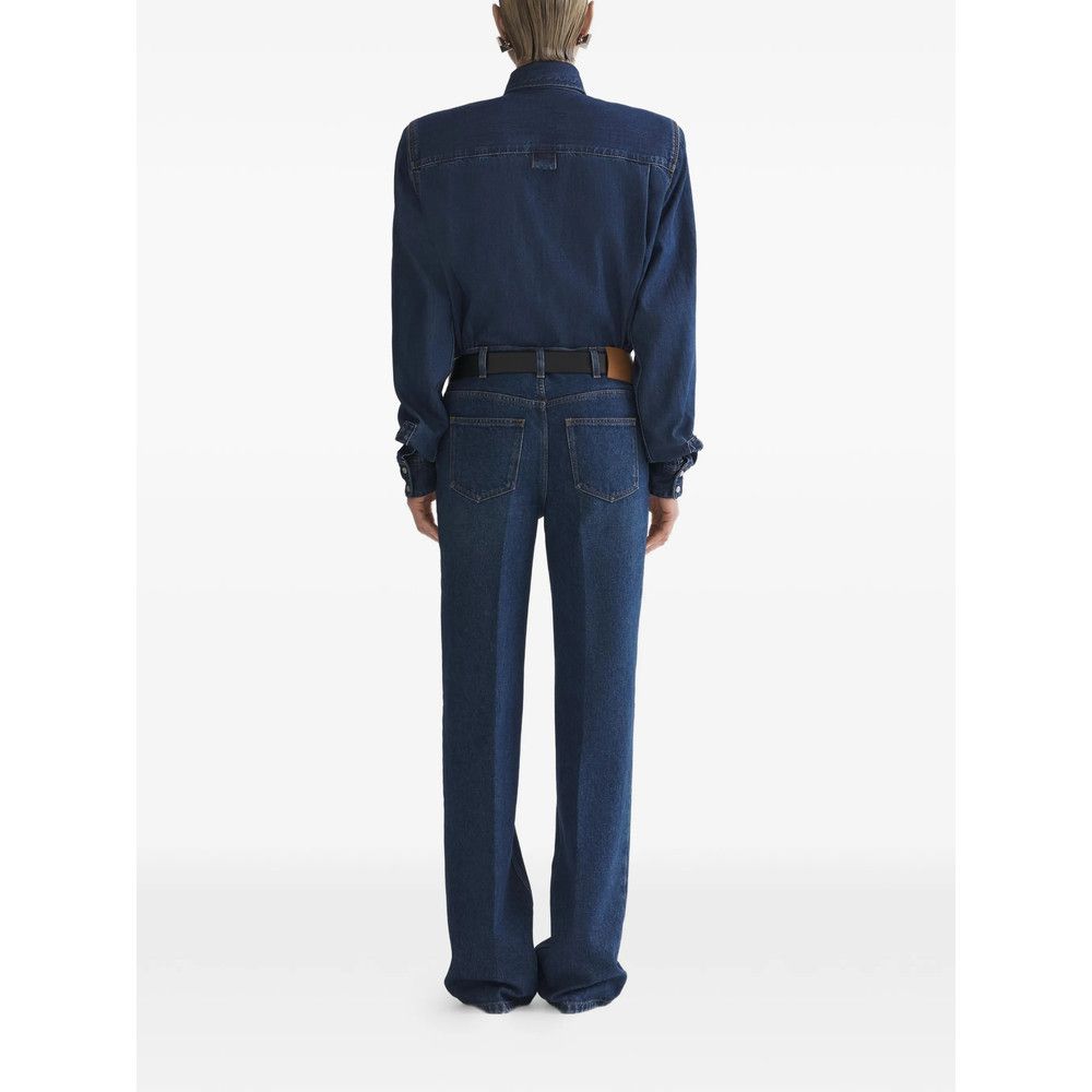 Mugler Mugler BLUE Tops - Shirts Size S / US 4 / IT 40 - 2 Thumbnail
