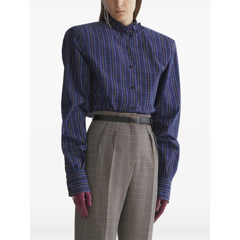 Mugler Mugler BLUE Tops - Shirts Size S / US 4 / IT 40 - 5 Thumbnail